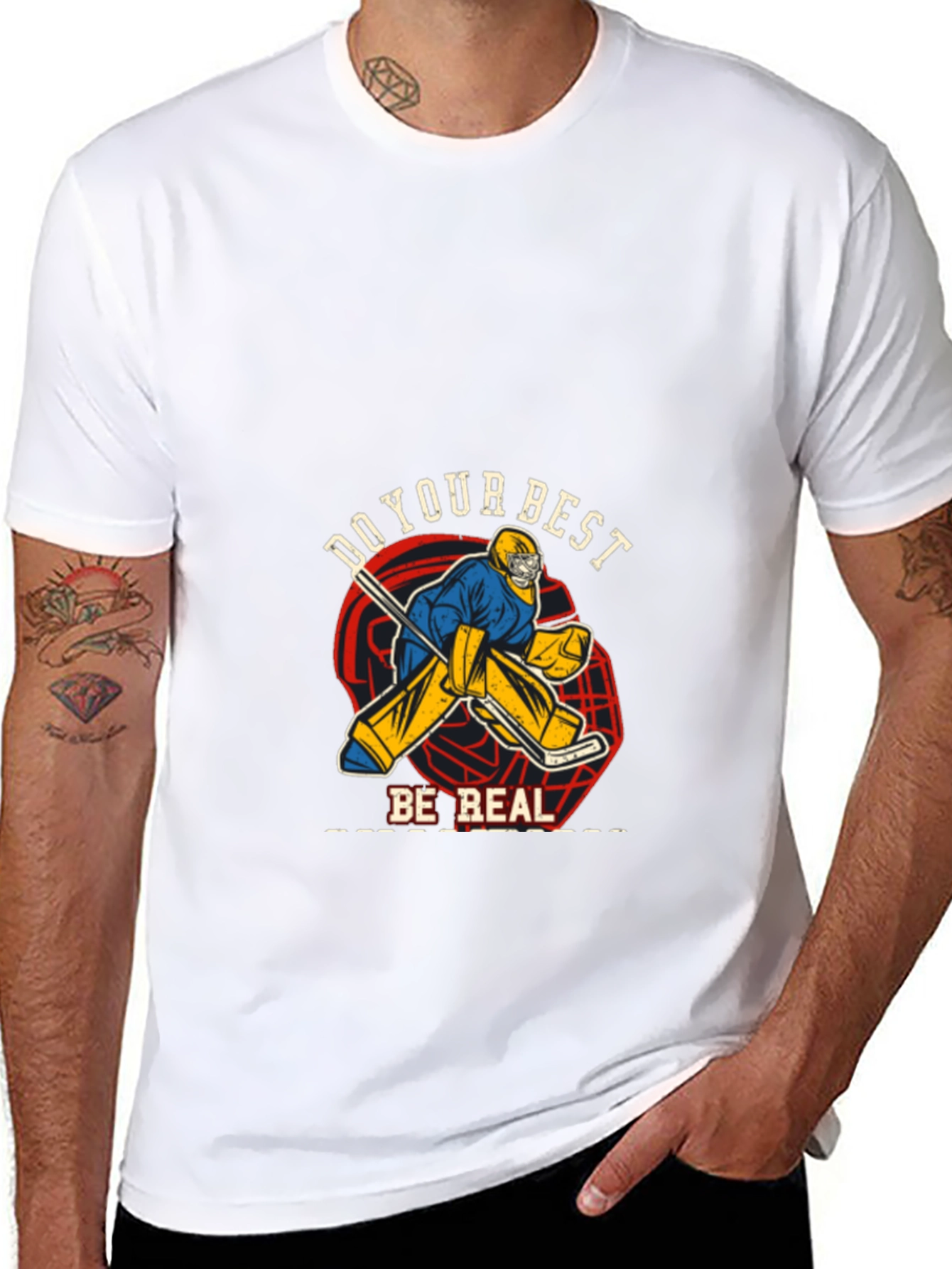 Do Your Best Be Real Black T-Shirt