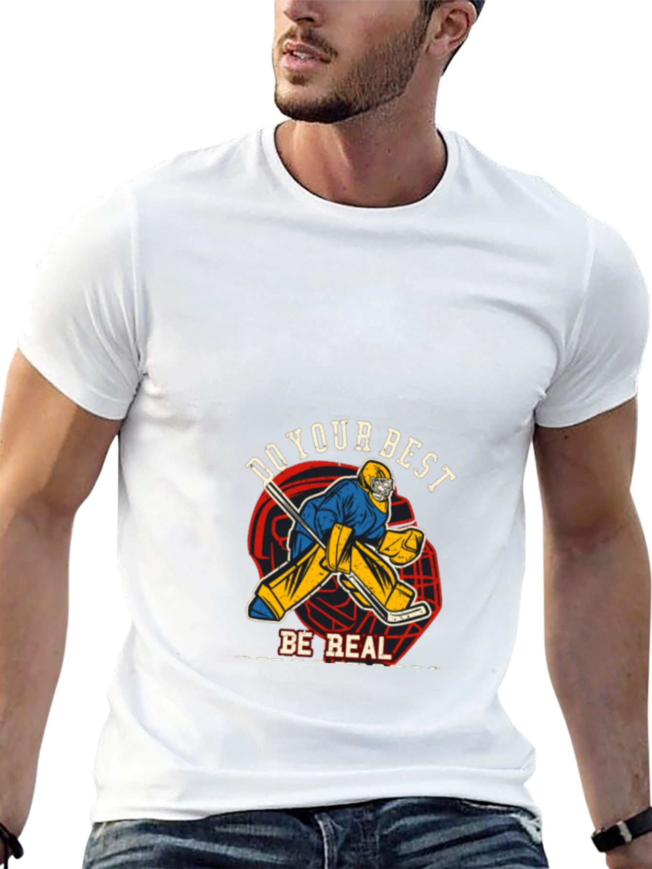 Do Your Best Be Real Black T-Shirt