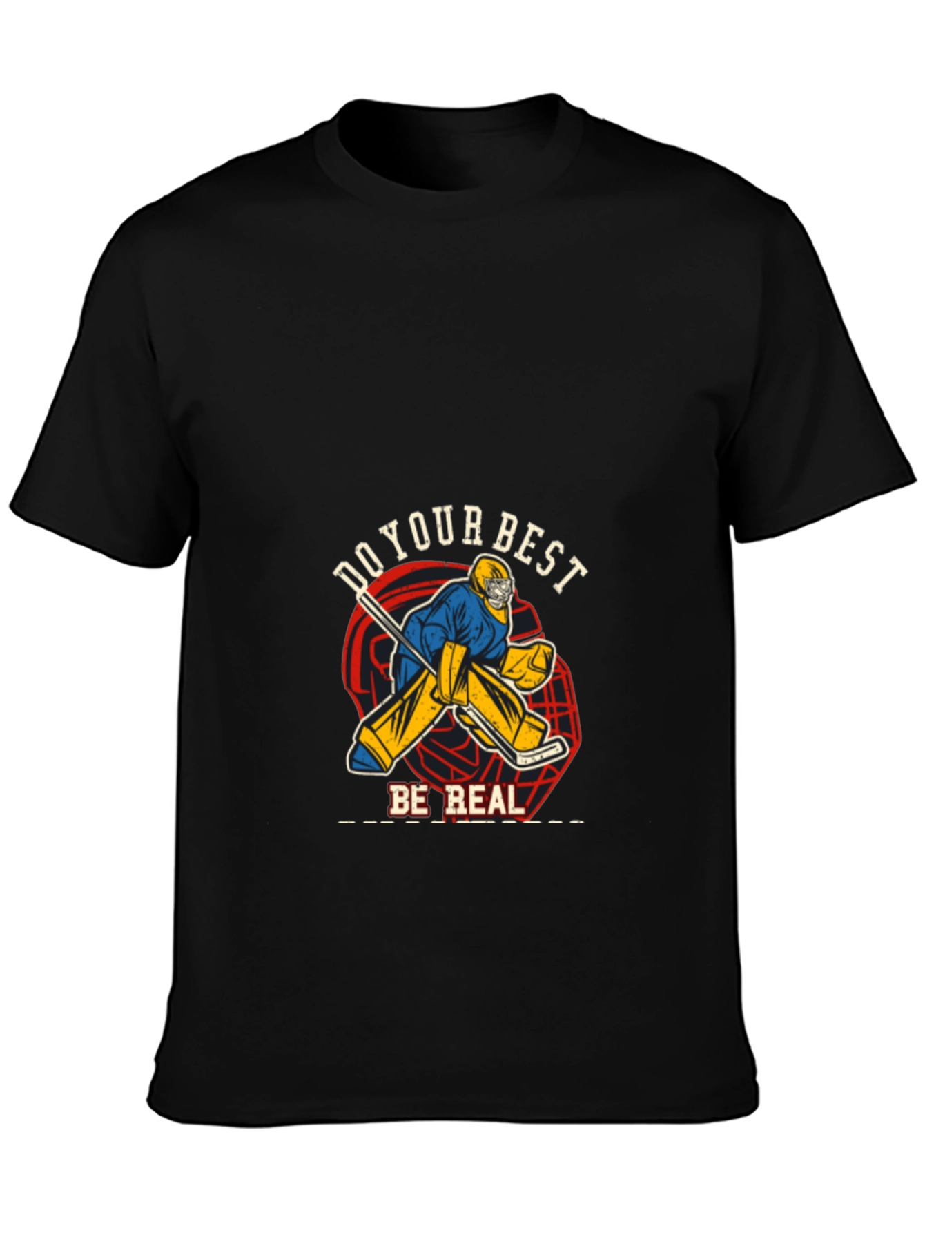 Do Your Best Be Real Black T-Shirt