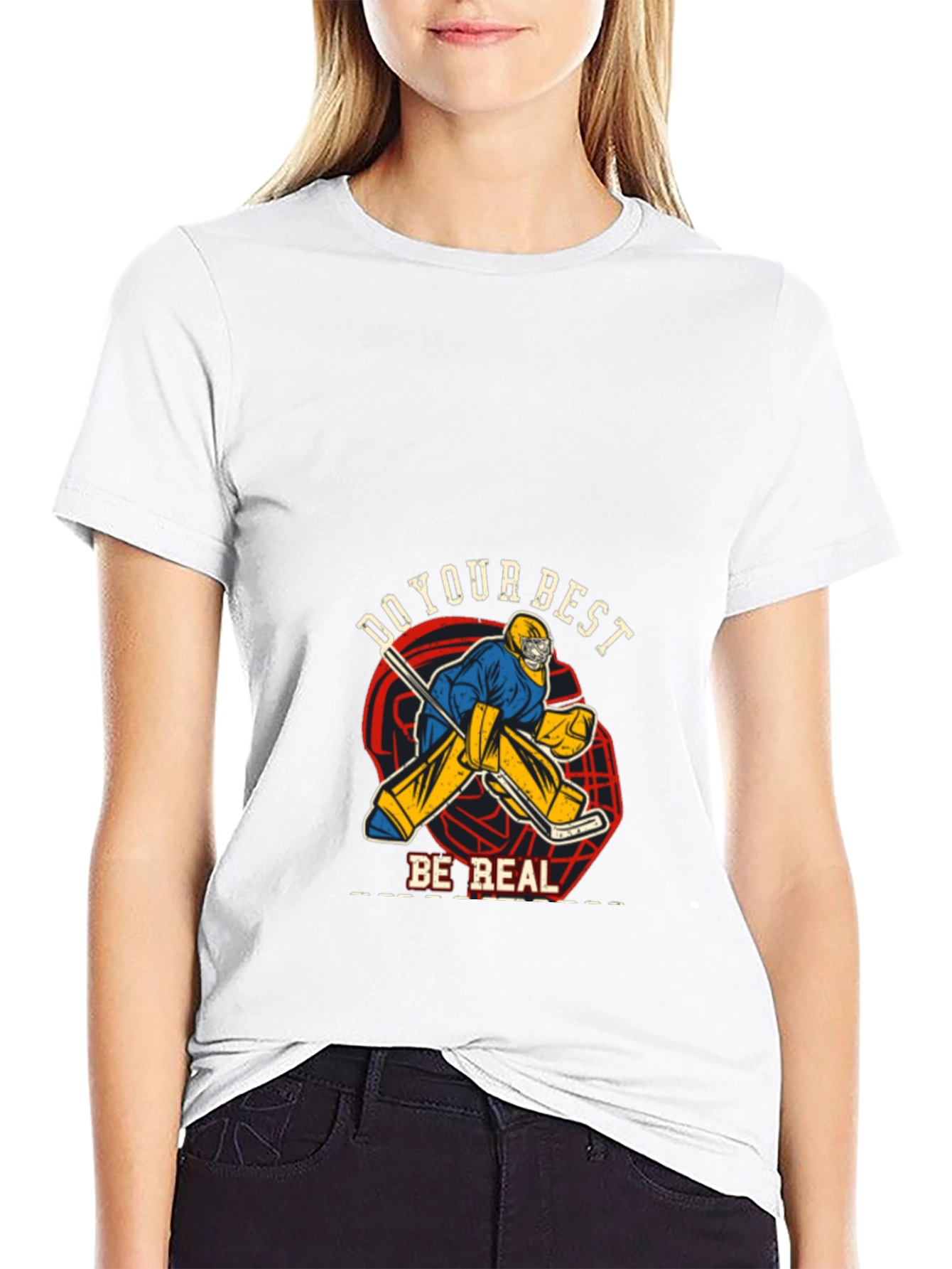 Do Your Best Be Real Black T-Shirt