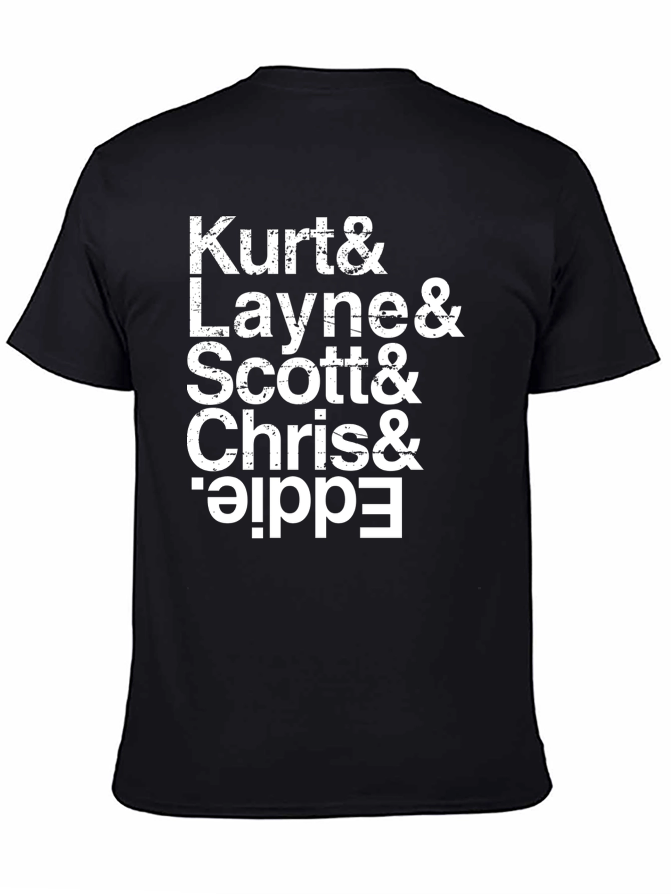 Tribute Black T-Shirt Kurt Layne Scott Chris Eddie