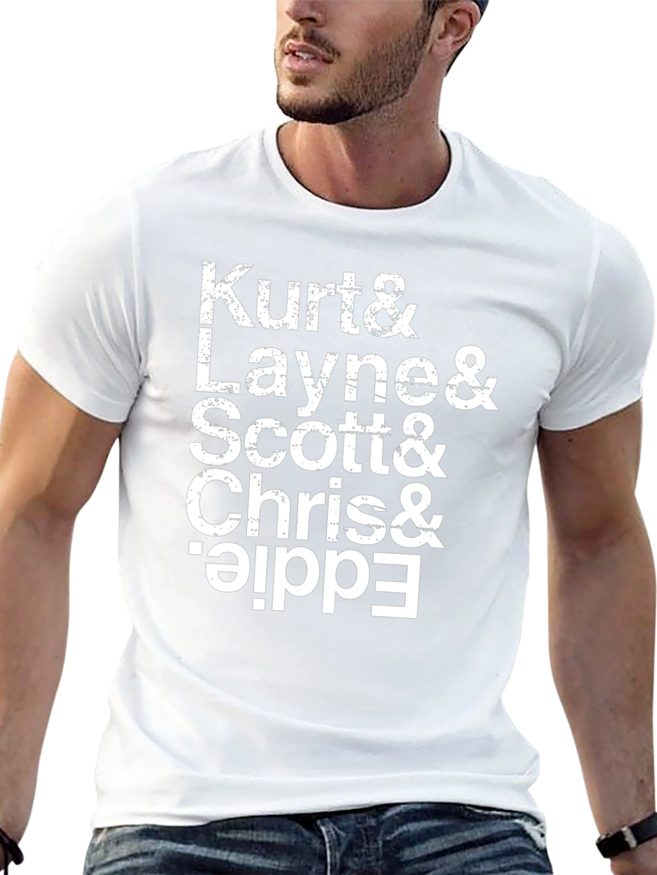 Tribute Black T-Shirt Kurt Layne Scott Chris Eddie