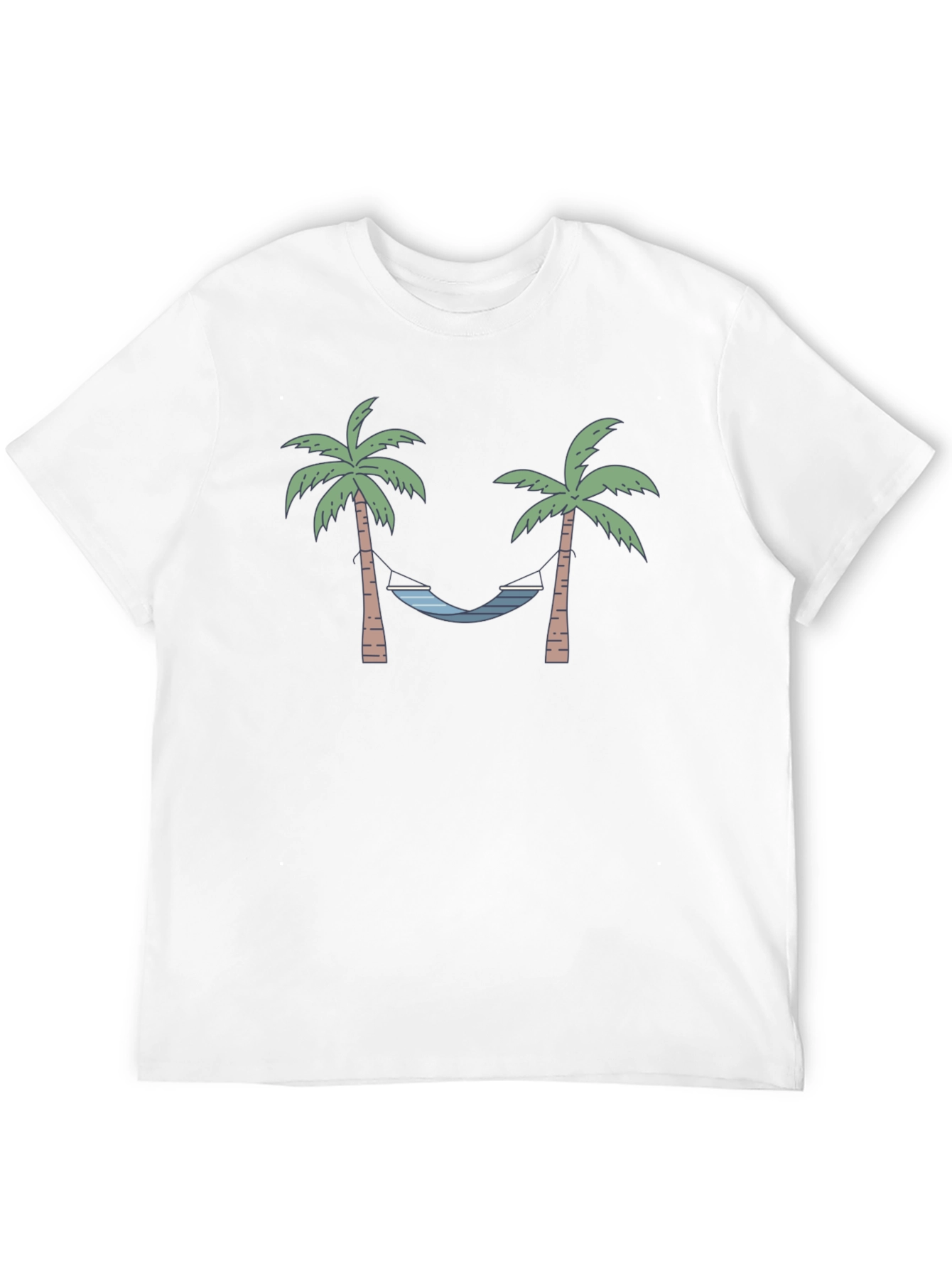 Relaxed Palm Tree Hammock Graphic Tee