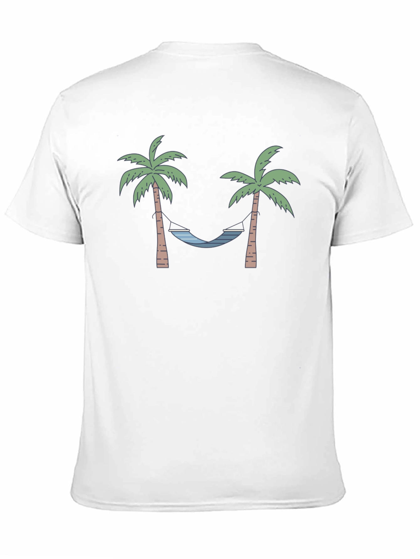 Relaxed Palm Tree Hammock Graphic Tee