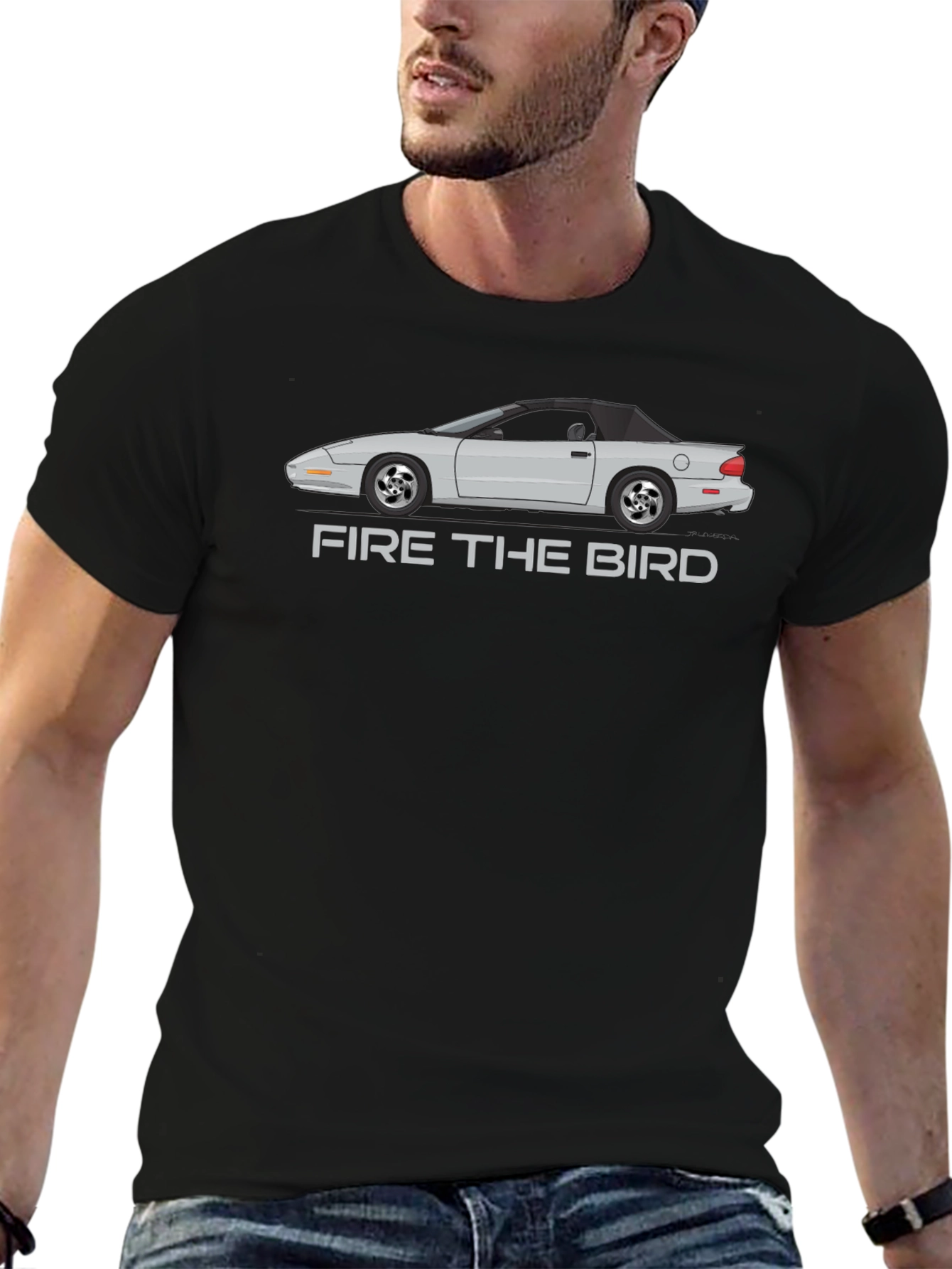 Firebird Car T-Shirt - Classic Automotive Tee