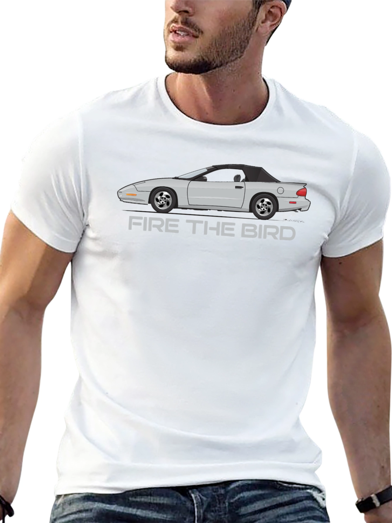Firebird Car T-Shirt - Classic Automotive Tee