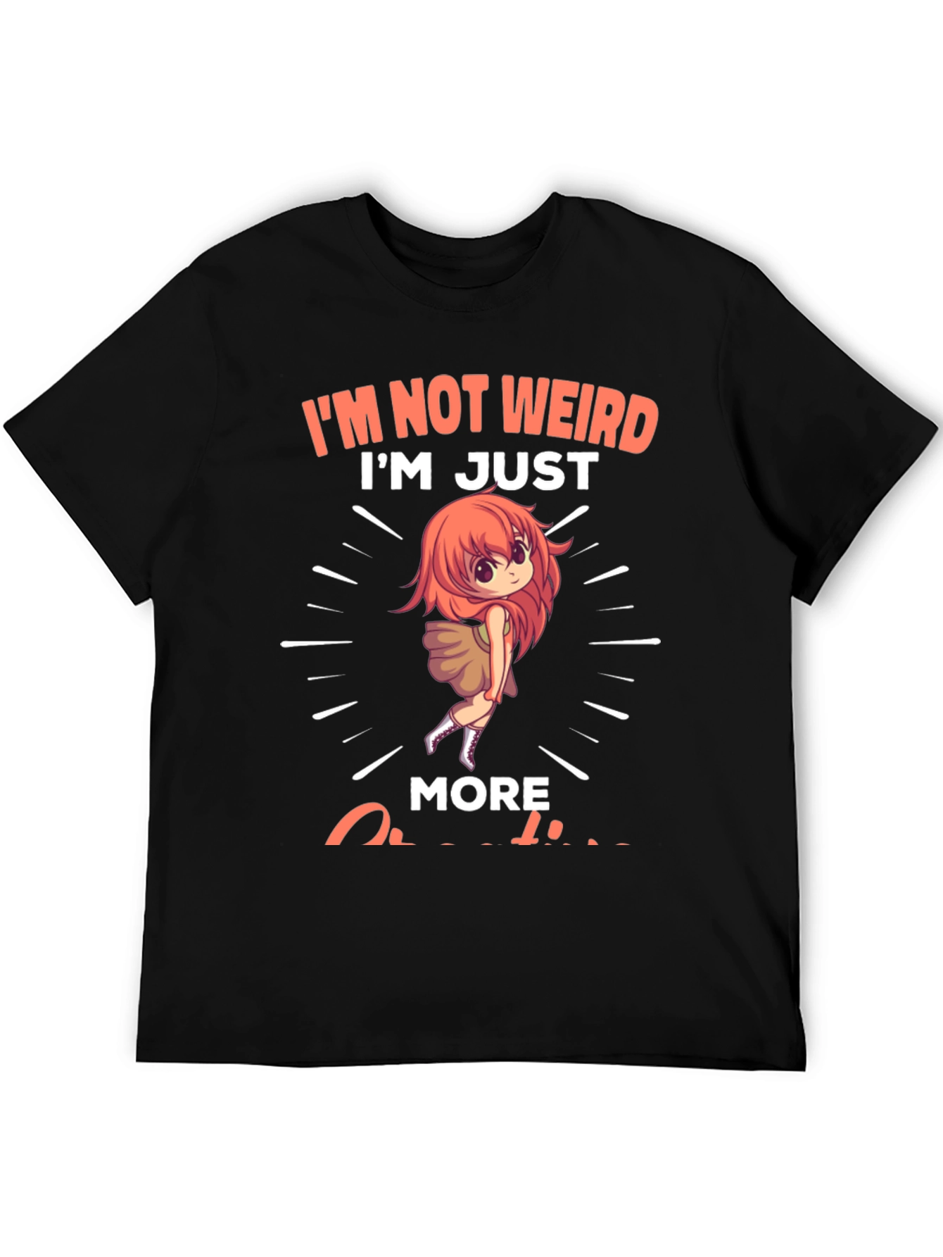 Im Not Weird Anime Girl Graphic T-Shirt