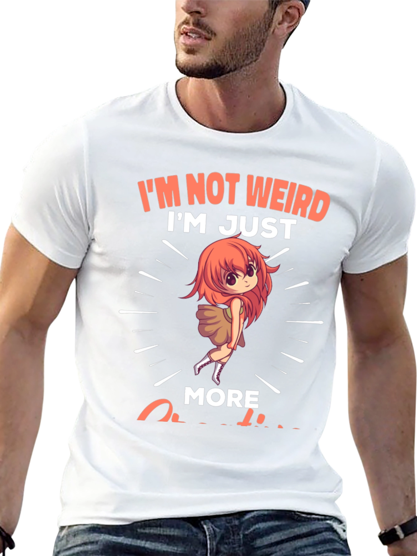 Im Not Weird Anime Girl Graphic T-Shirt