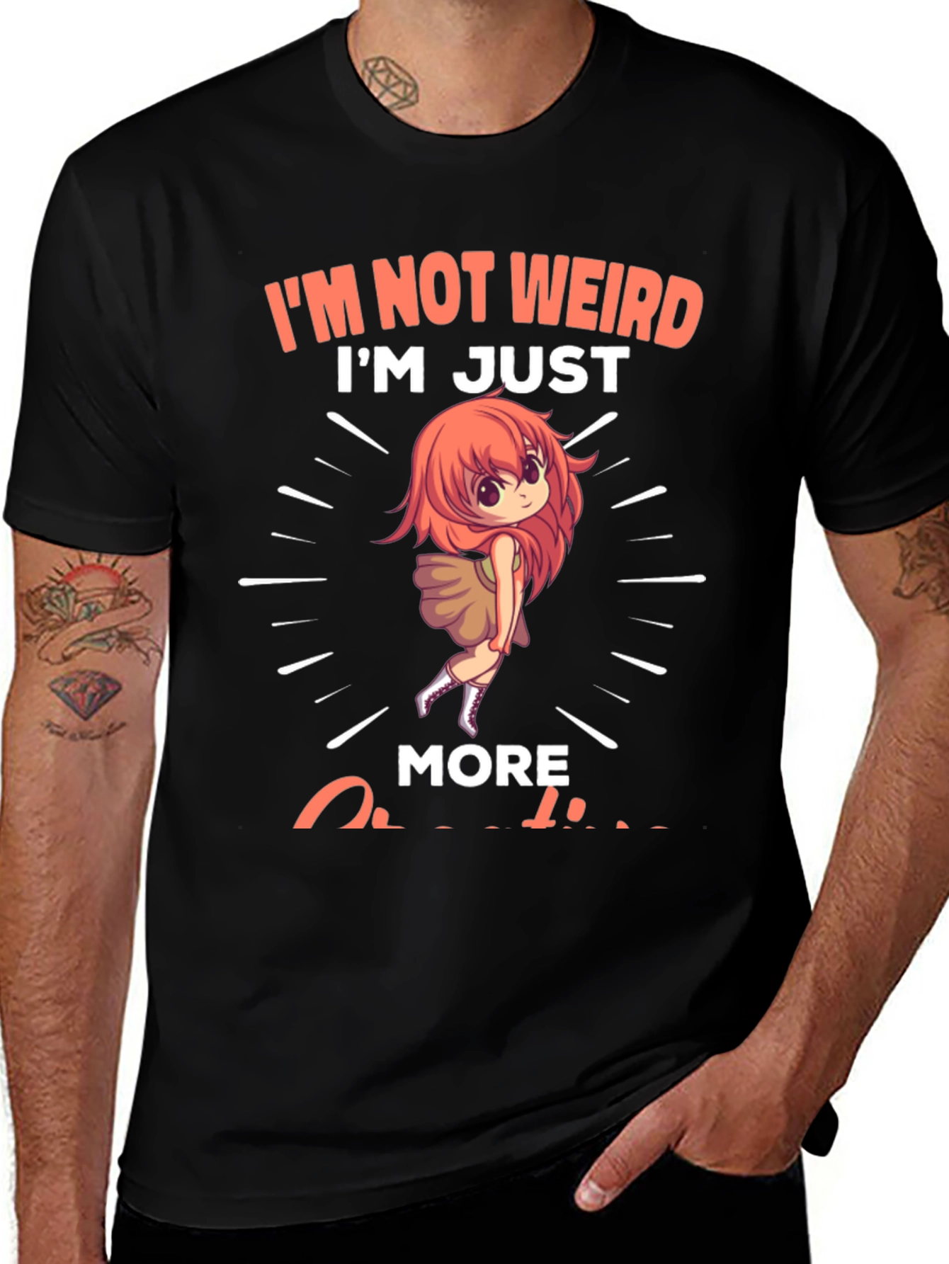 Im Not Weird Anime Girl Graphic T-Shirt