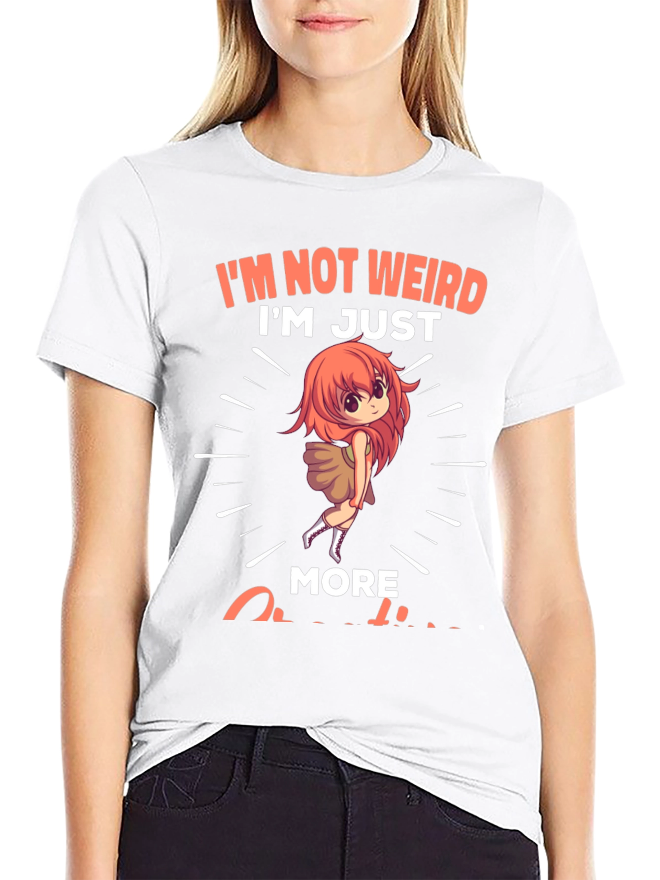Im Not Weird Anime Girl Graphic T-Shirt