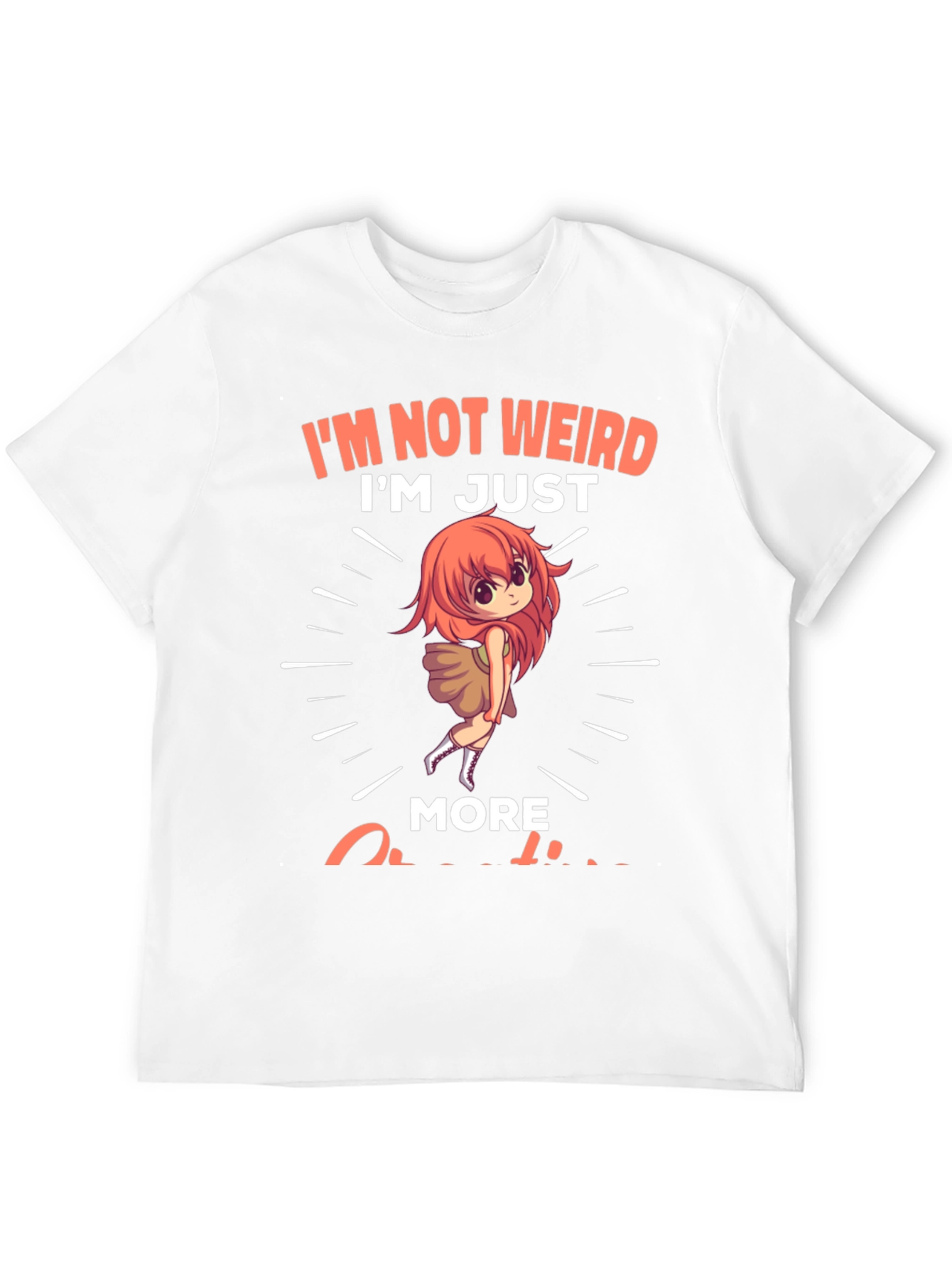 Im Not Weird Anime Girl Graphic T-Shirt