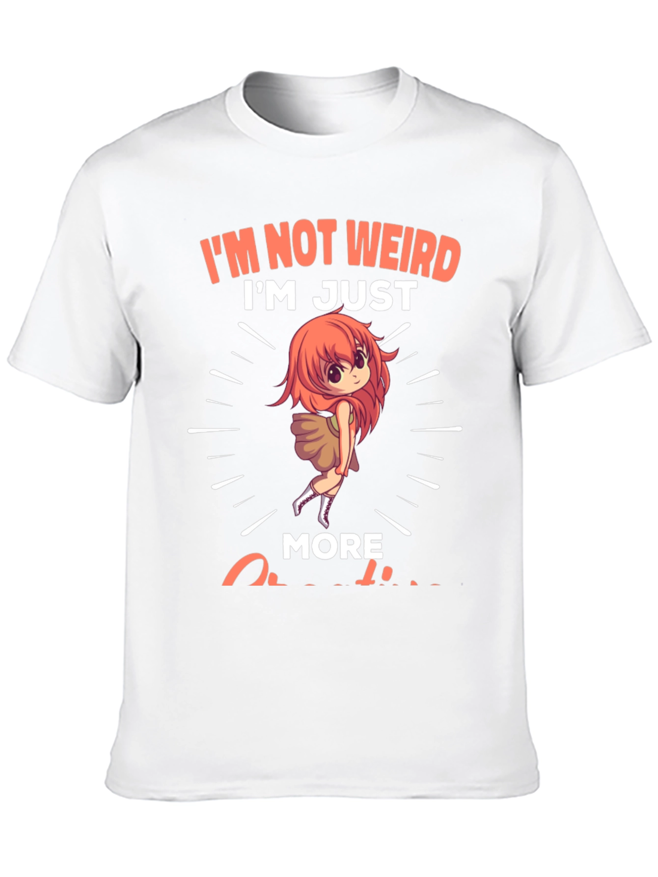 Im Not Weird Anime Girl Graphic T-Shirt