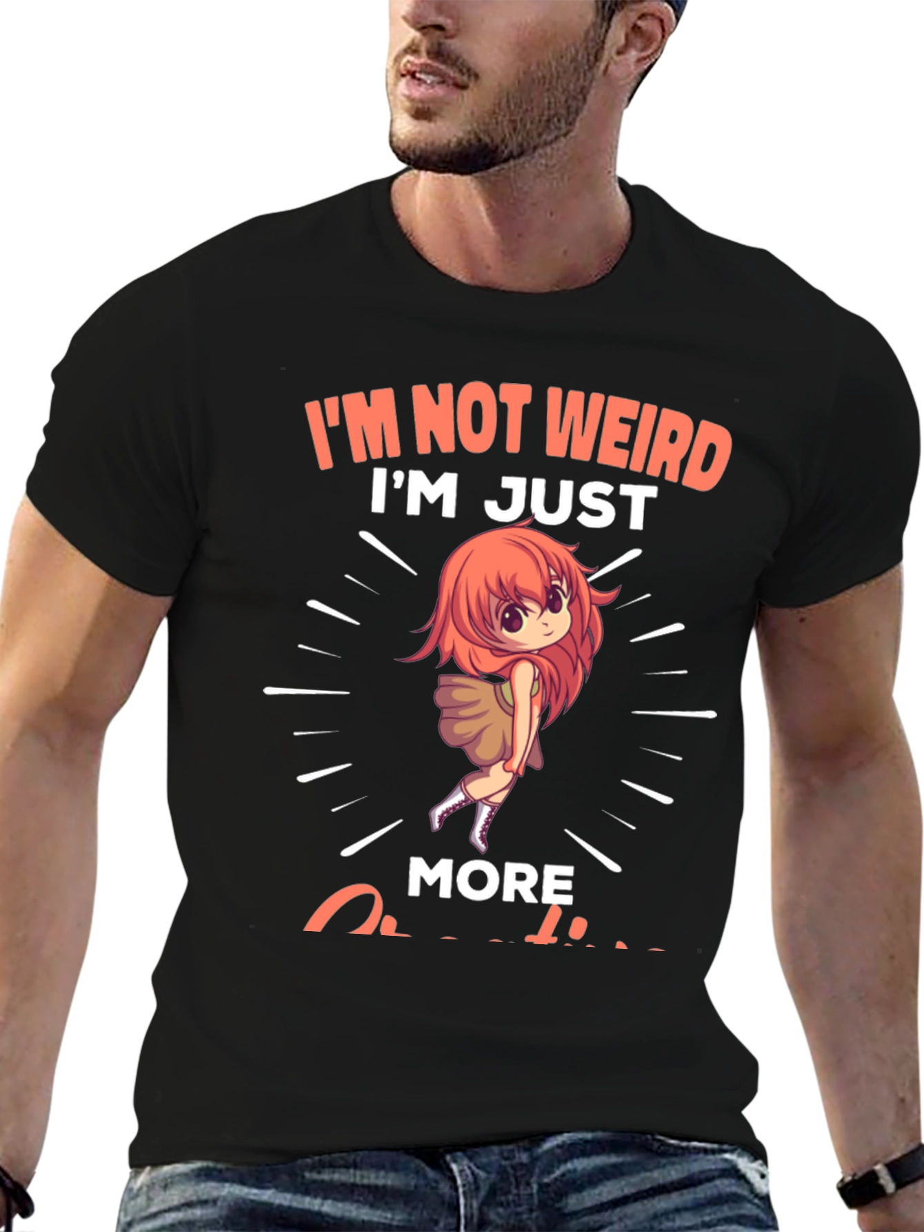 Im Not Weird Anime Girl Graphic T-Shirt
