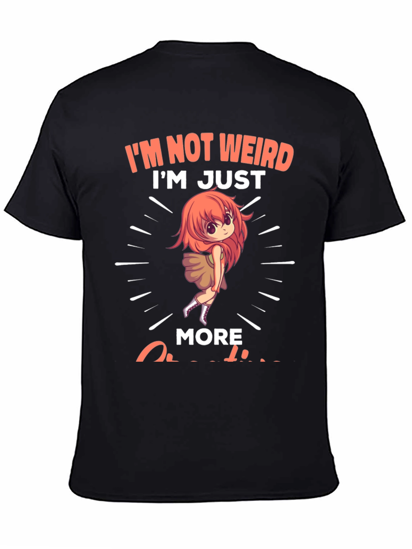 Im Not Weird Anime Girl Graphic T-Shirt