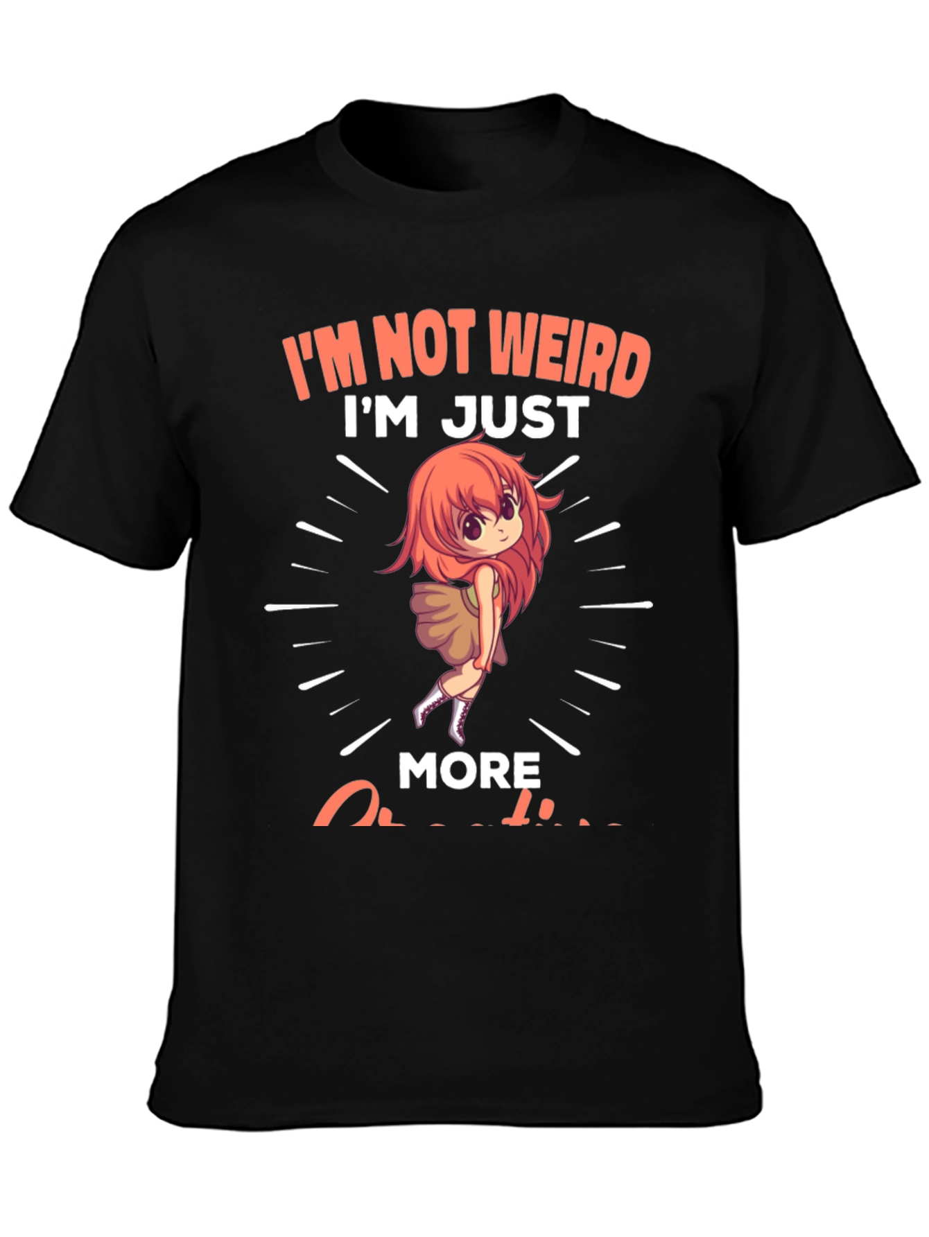Im Not Weird Anime Girl Graphic T-Shirt