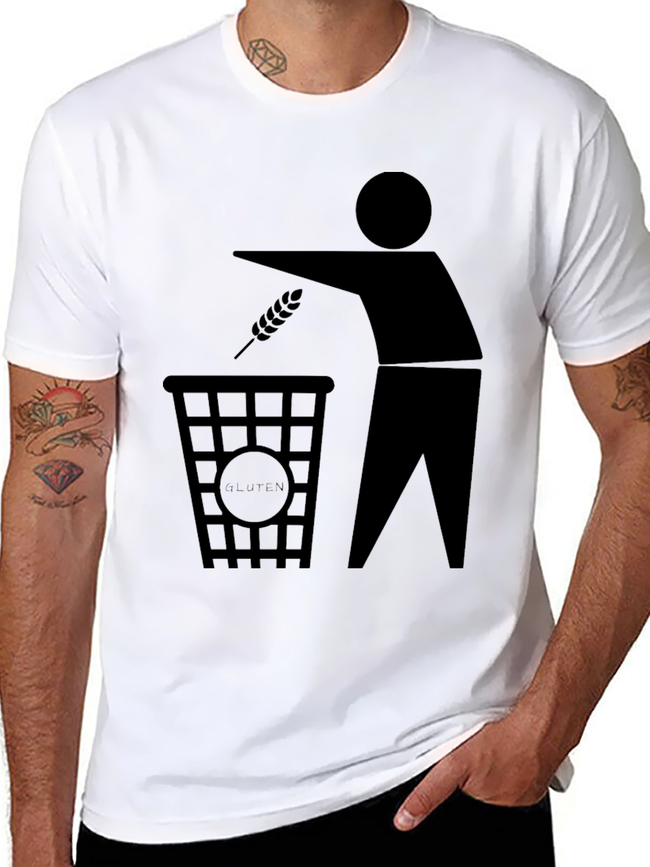 Black Gluten Free T-Shirt