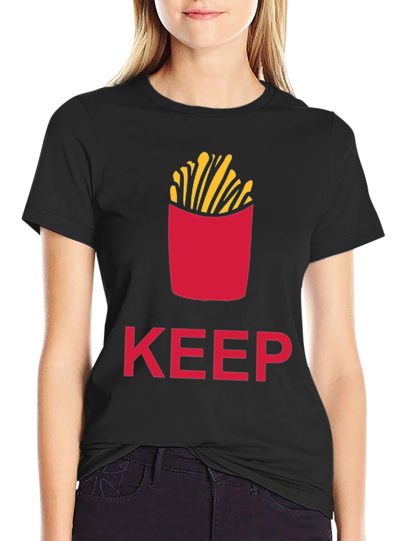 Keep Calm and Eat Fries T-Shirt