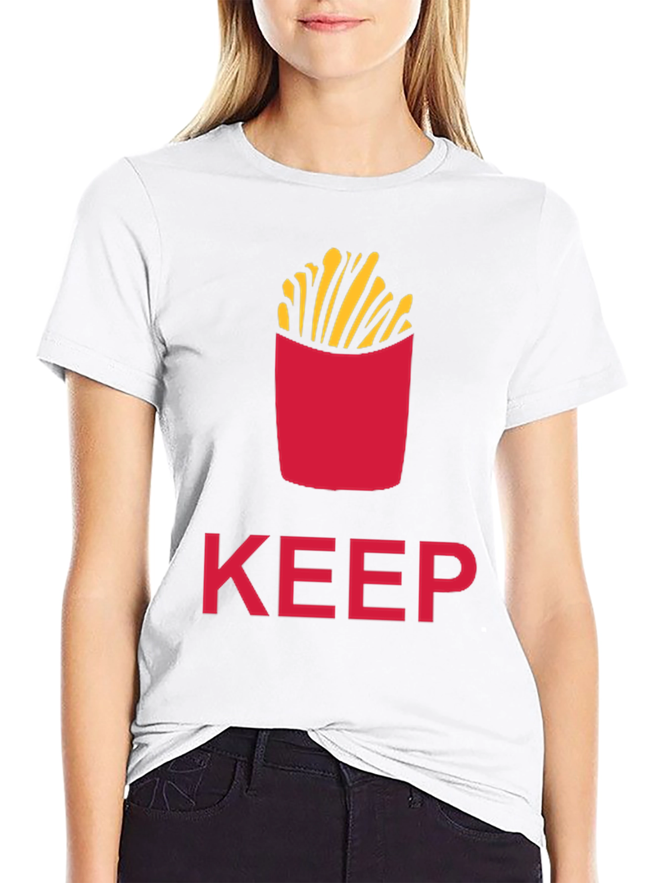 Keep Calm and Eat Fries T-Shirt