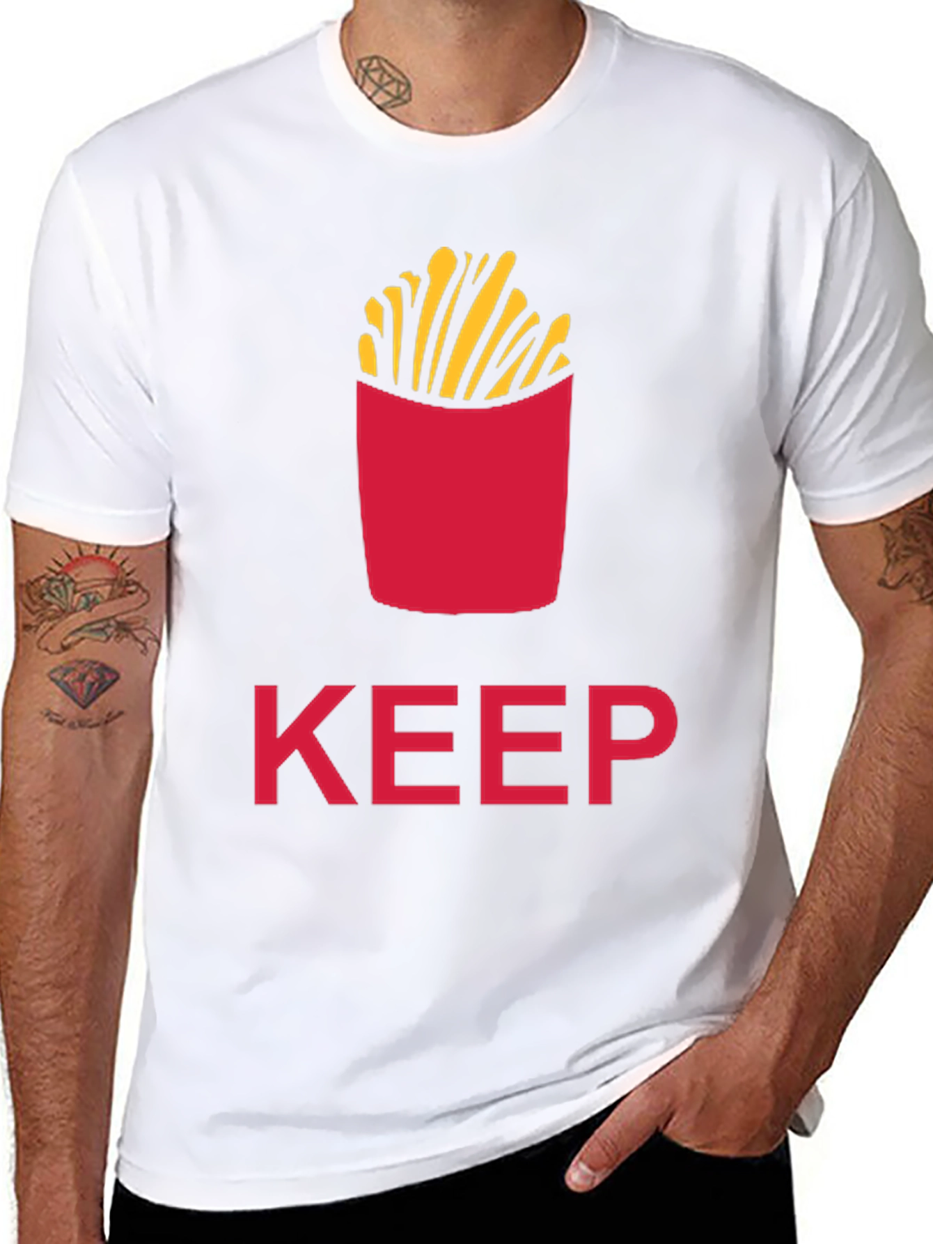 Keep Calm and Eat Fries T-Shirt