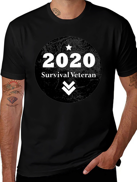 2020 Survival Veteran Black T-Shirt