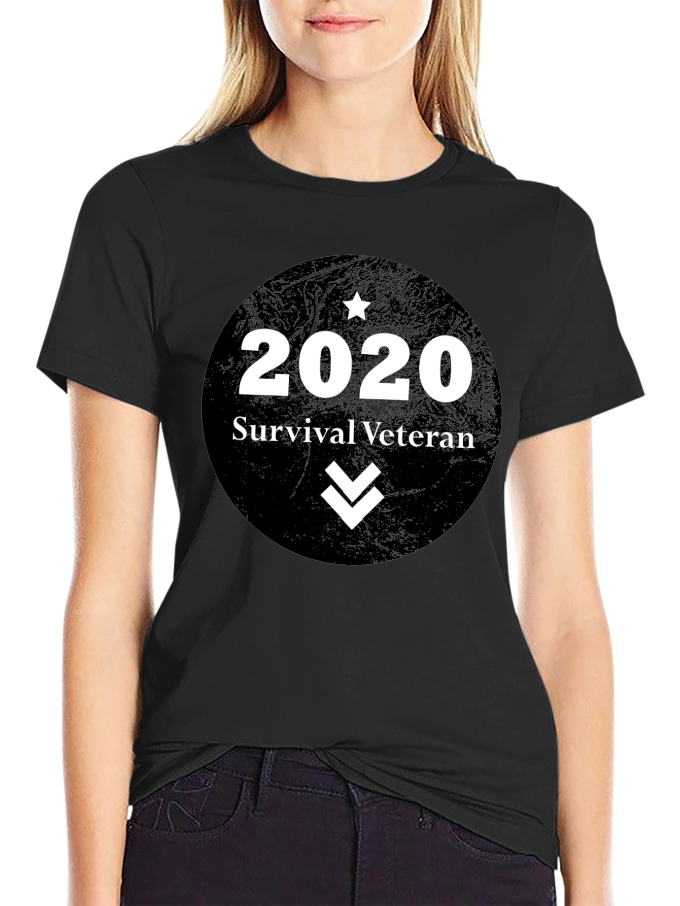 2020 Survival Veteran Black T-Shirt