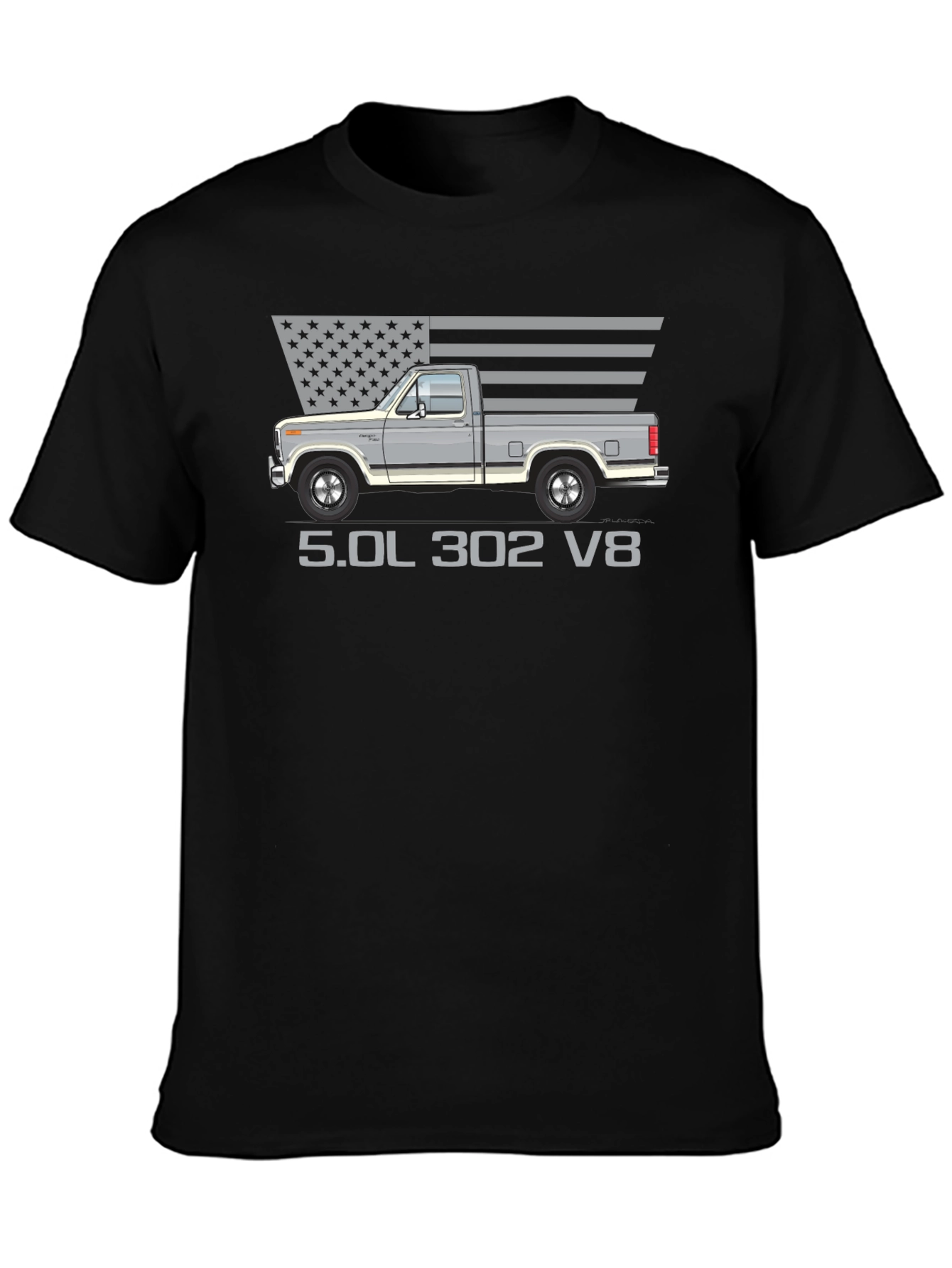 Classic Truck Graphic Tee - 5.0L 302 V8