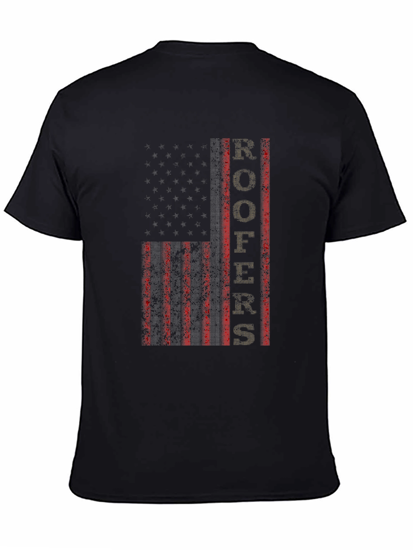 Roofer American Flag Graphic Tee