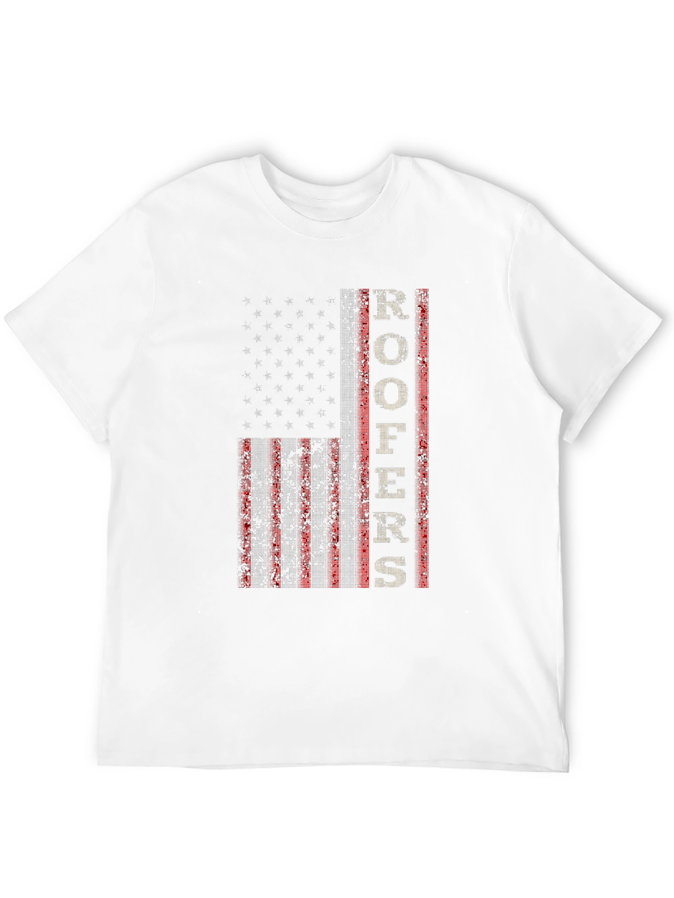 Roofer American Flag Graphic Tee