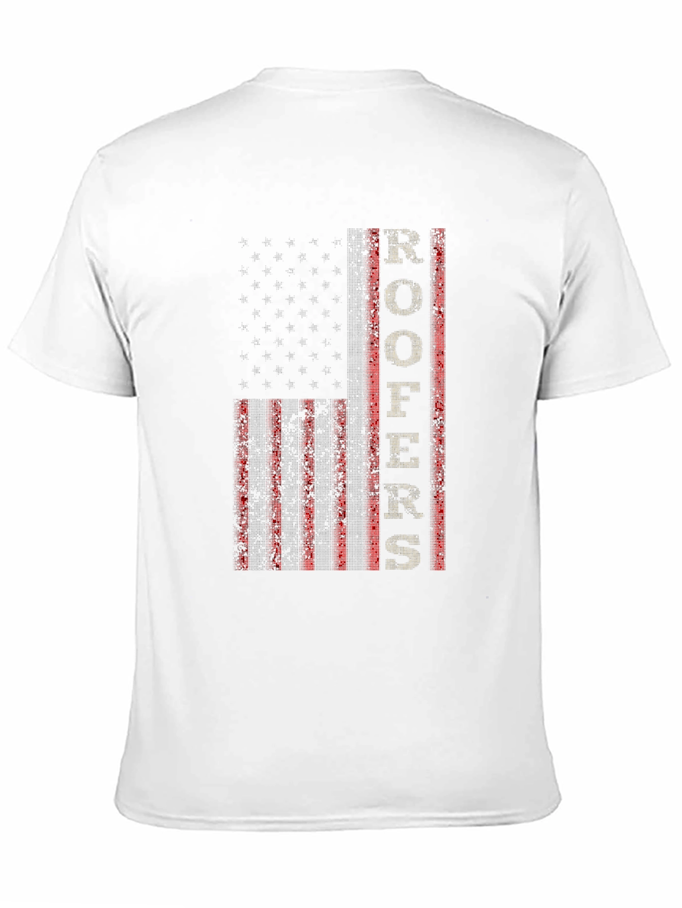 Roofer American Flag Graphic Tee