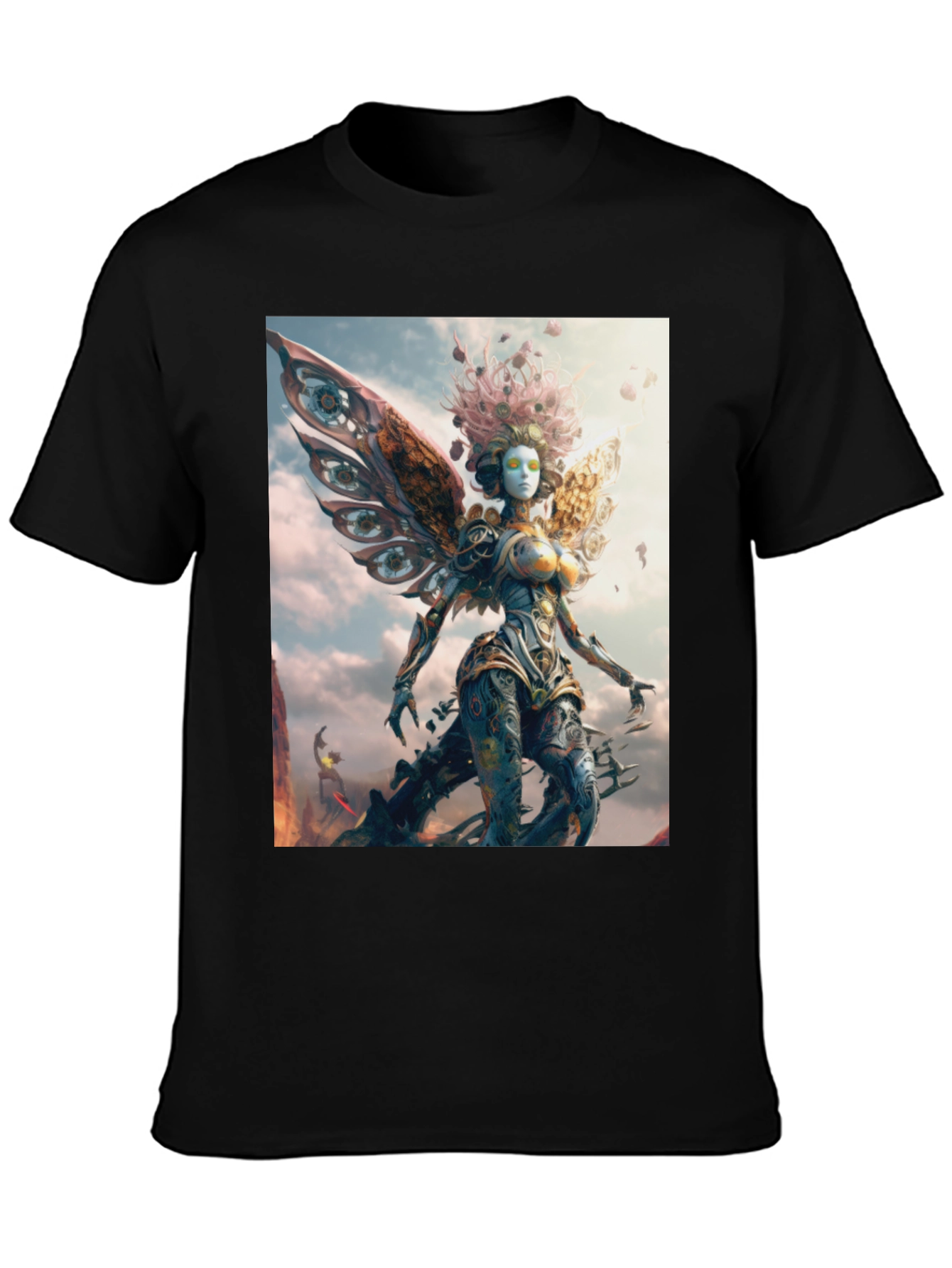 Fantasy Fairy Graphic Tee - Unique Art Print