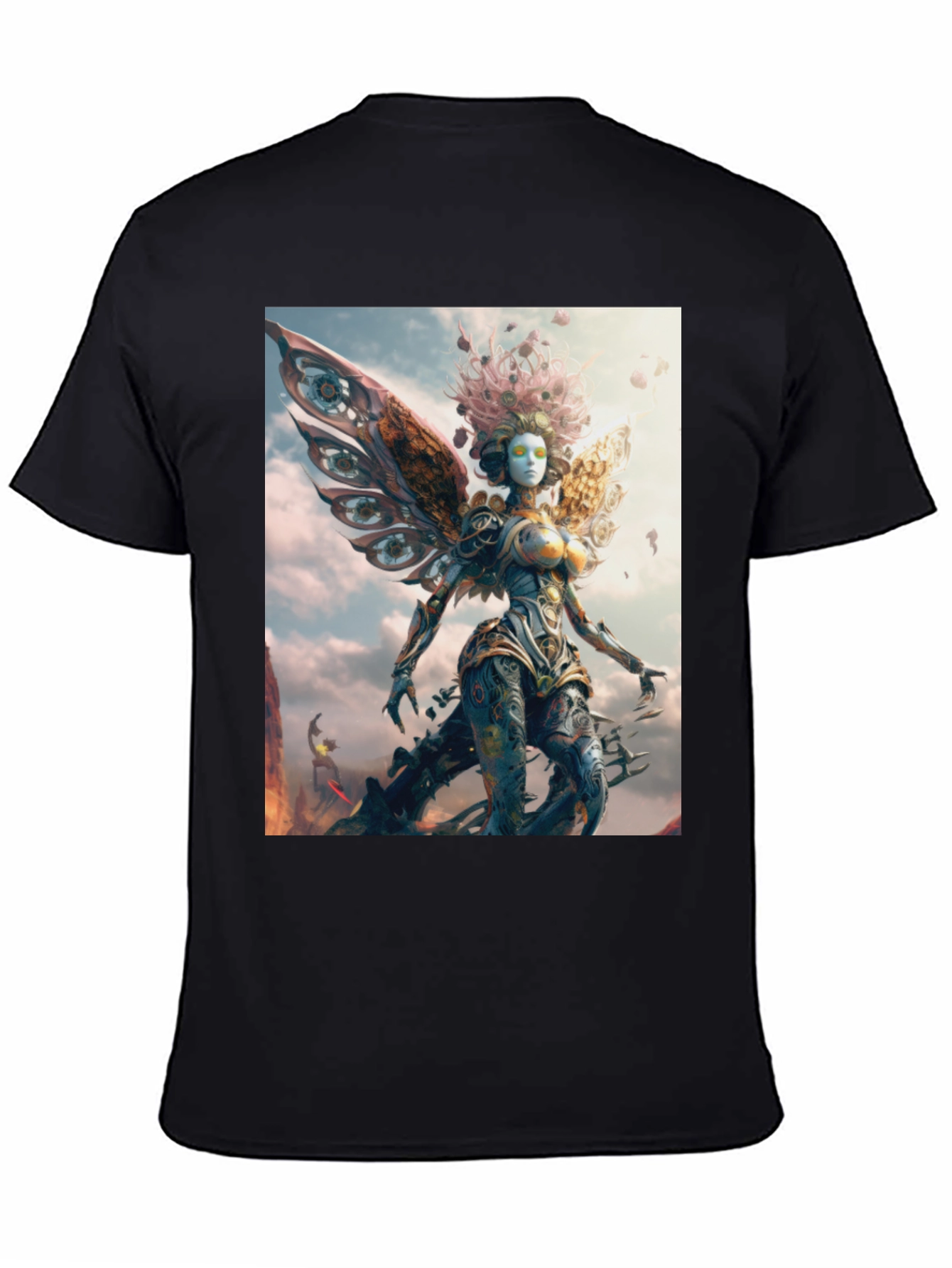 Fantasy Fairy Graphic Tee - Unique Art Print