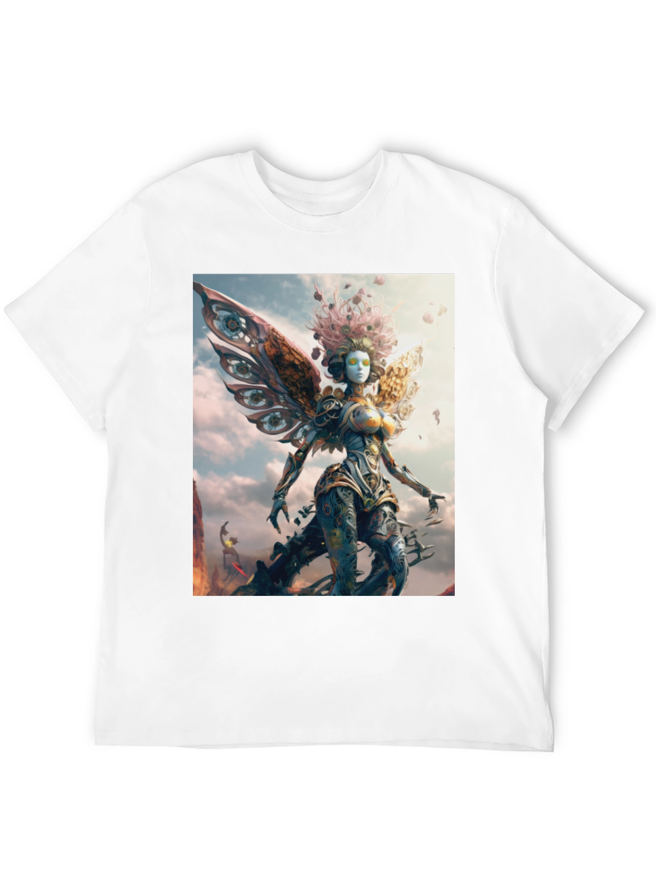 Fantasy Fairy Graphic Tee - Unique Art Print