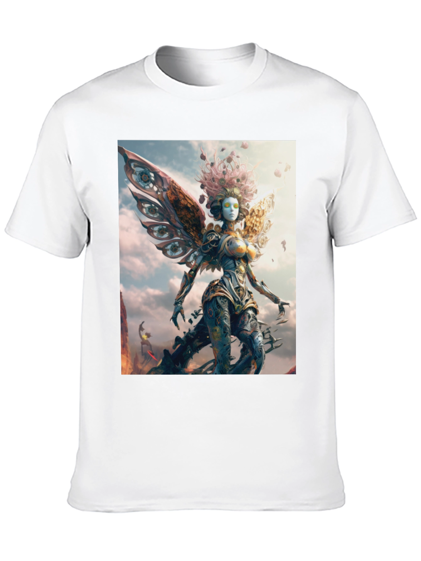 Fantasy Fairy Graphic Tee - Unique Art Print