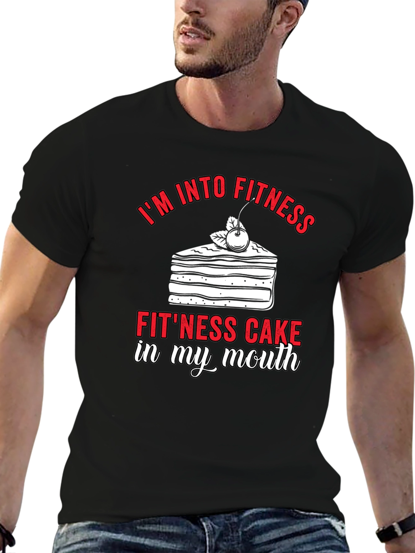 Funny Fitness Cake T-Shirt