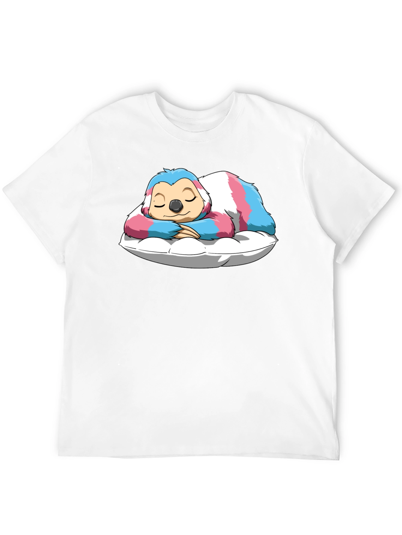 Sloth Sleeping on Pillow T-Shirt