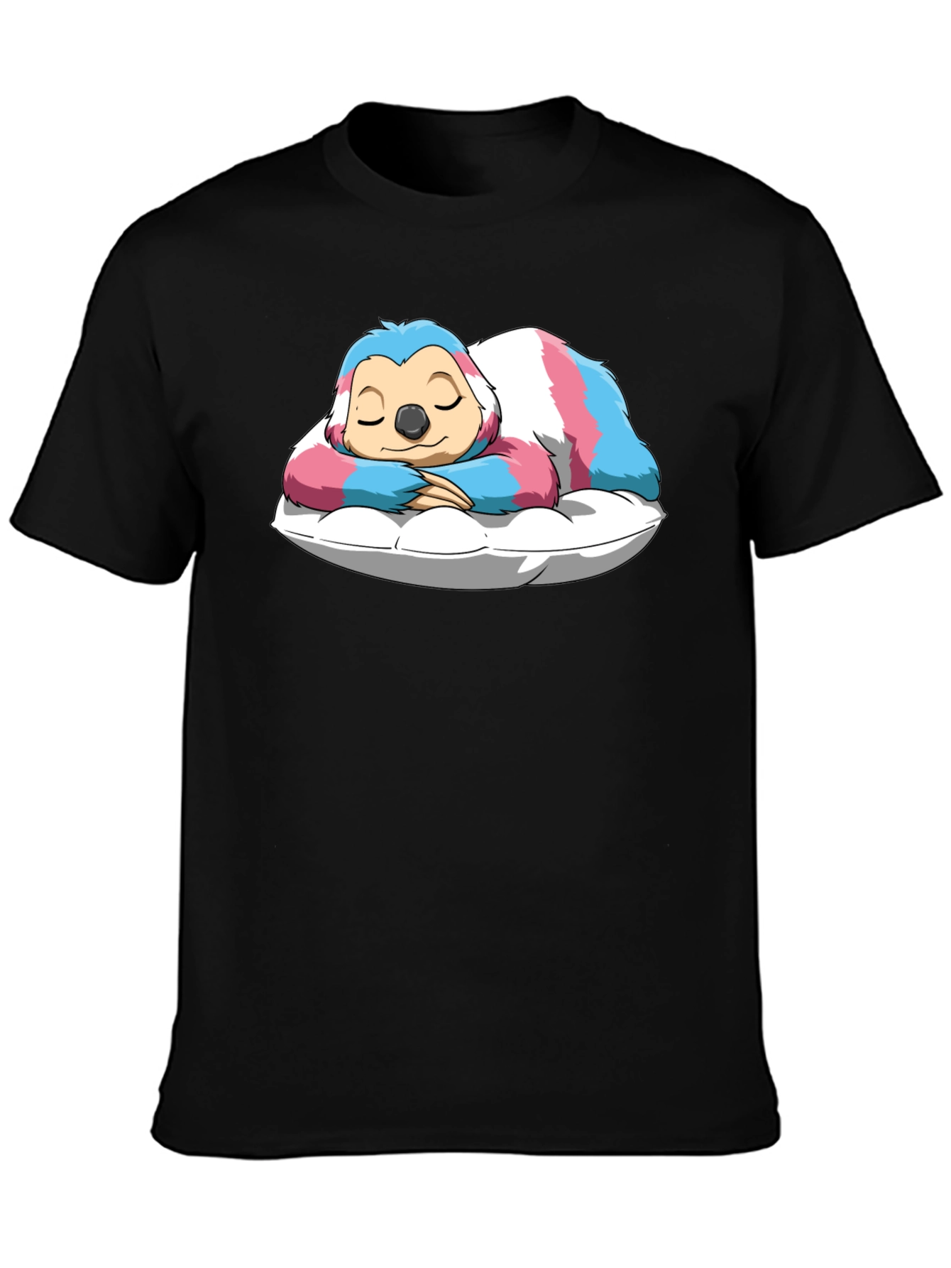 Sloth Sleeping on Pillow T-Shirt