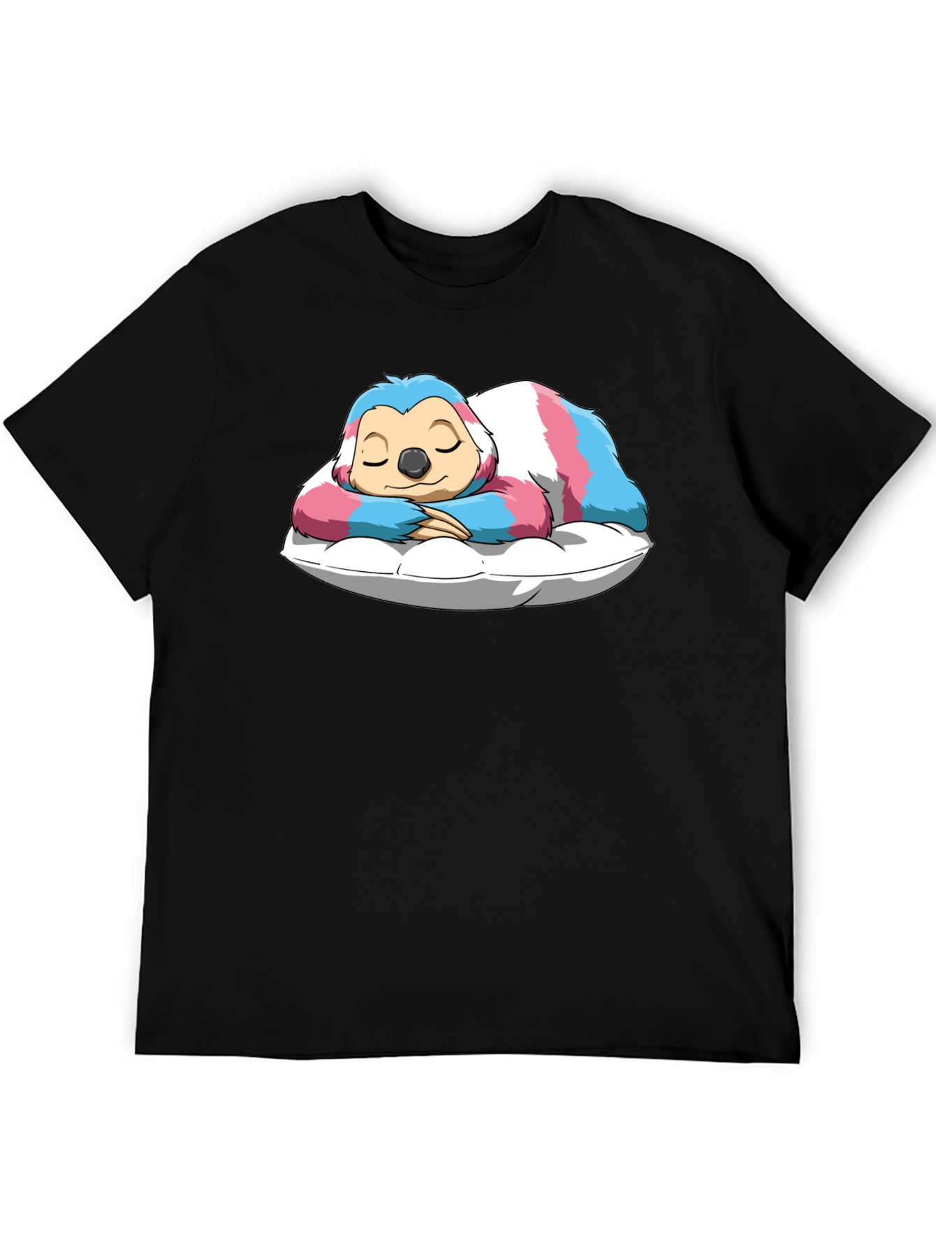 Sloth Sleeping on Pillow T-Shirt