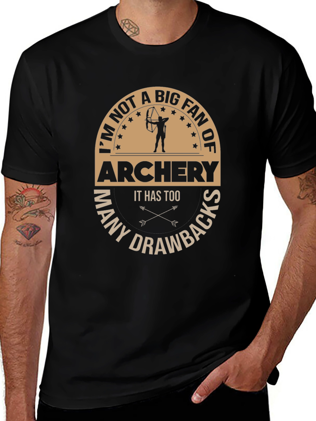 Archery Humor T-Shirt: Many Drawbacks