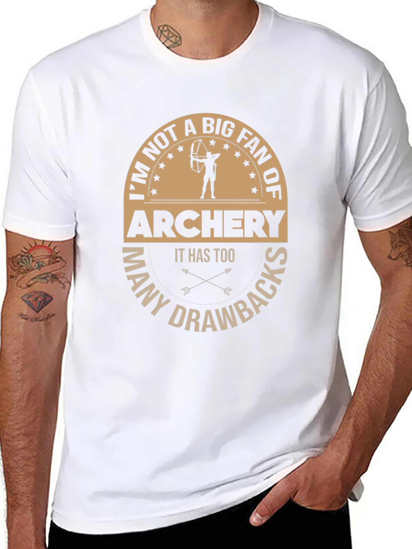 Archery Humor T-Shirt: Many Drawbacks