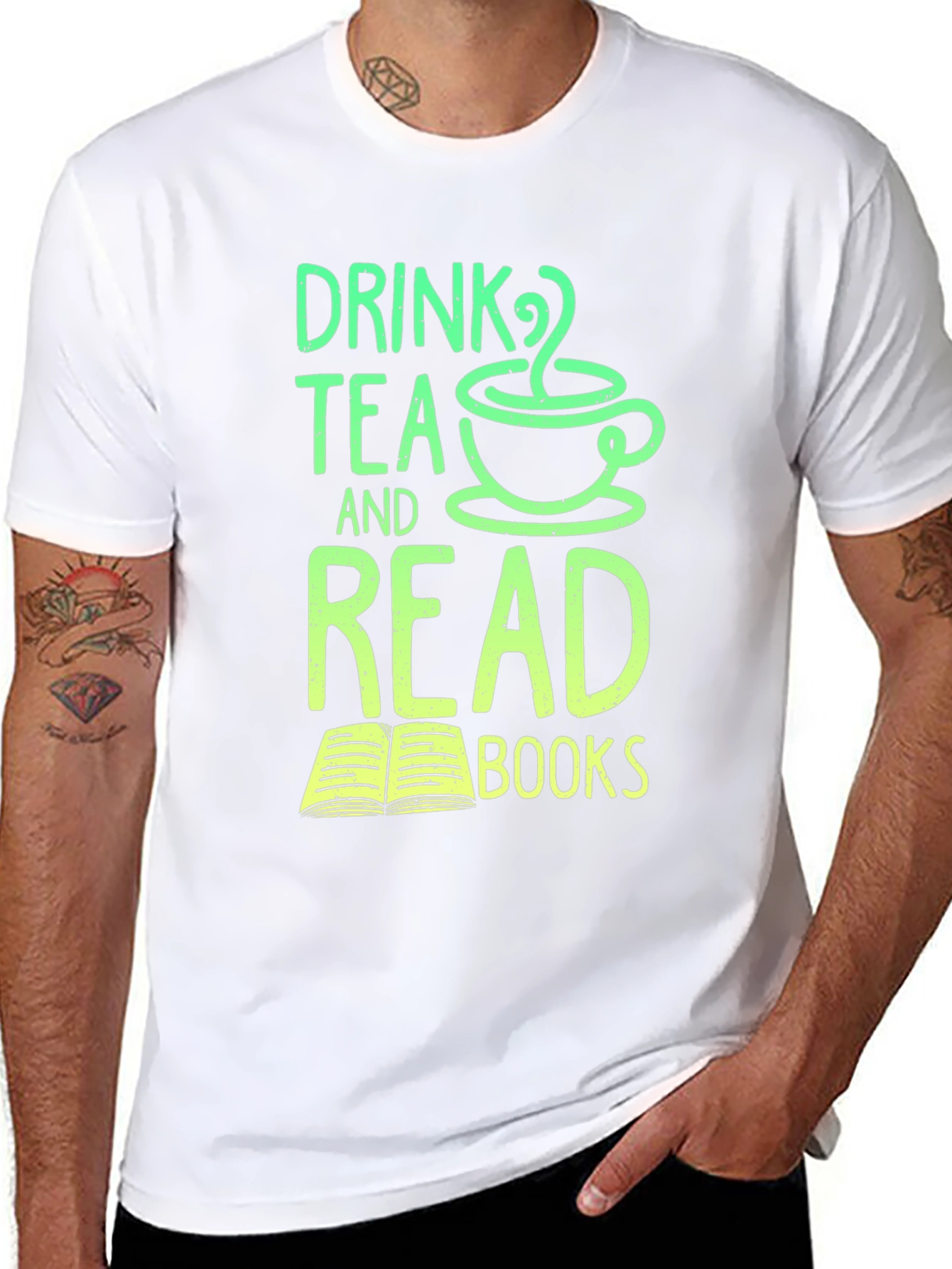 Drink Tea and Read Books T-Shirt