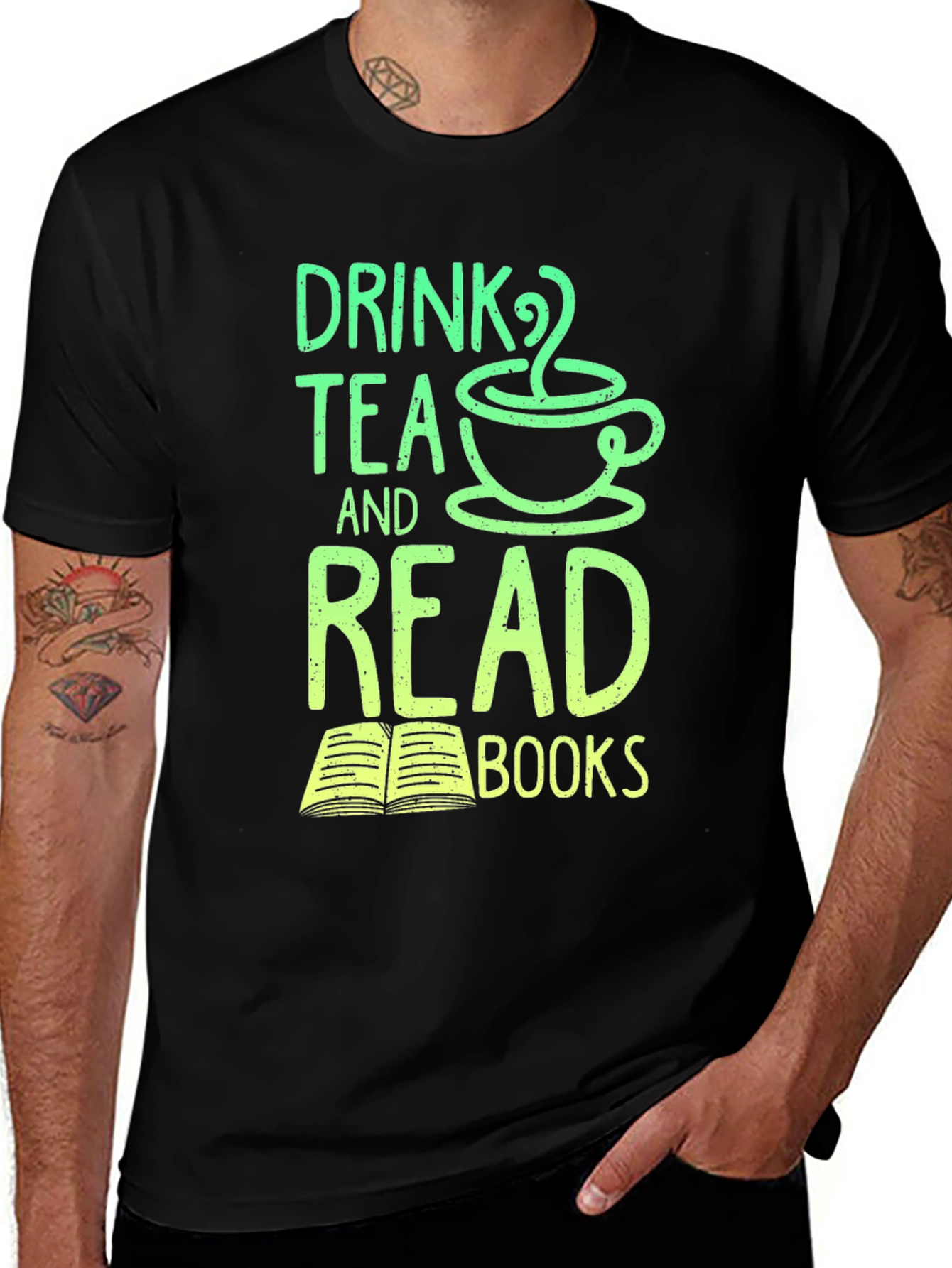 Drink Tea and Read Books T-Shirt