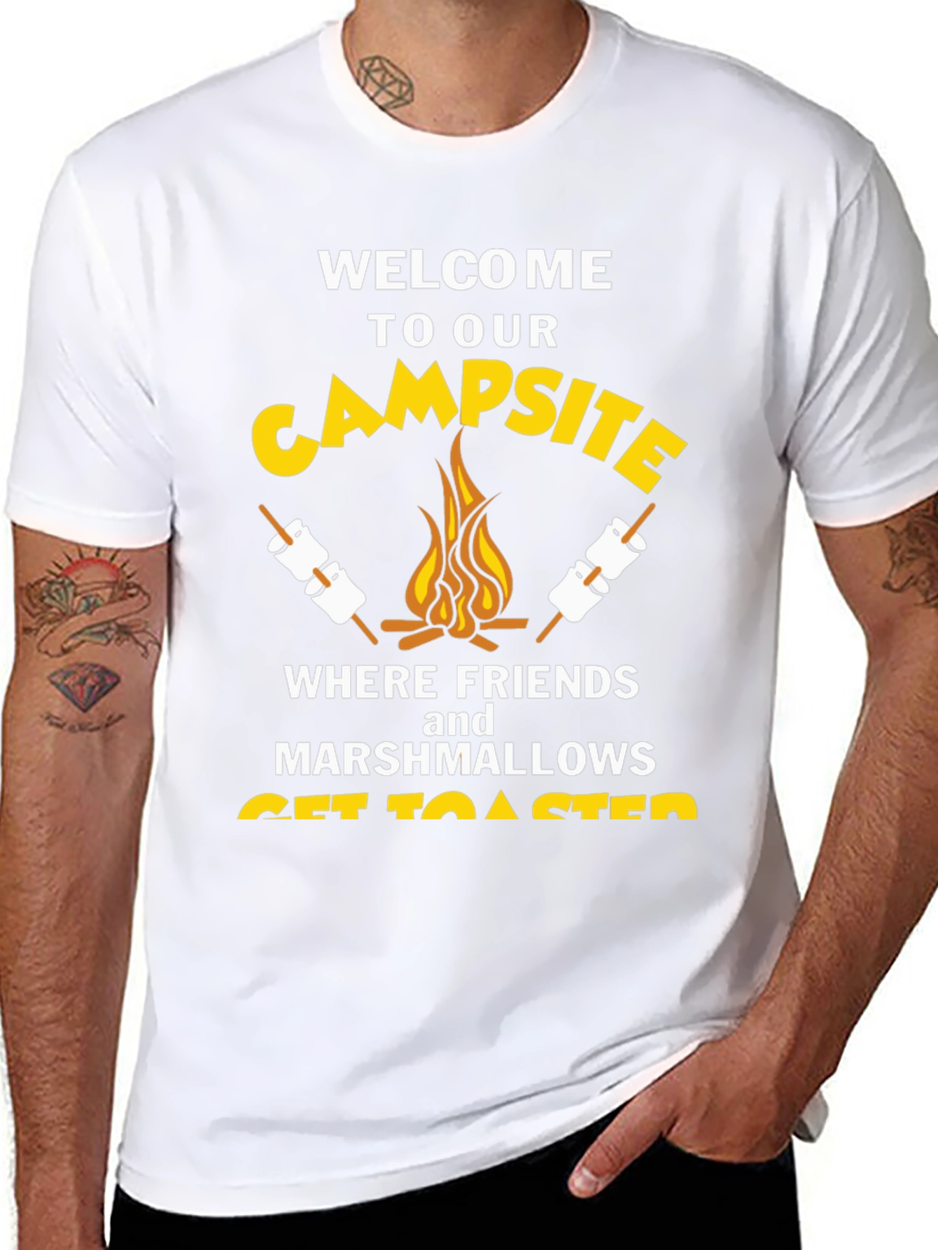 Welcome to our Campsite Graphic Tee