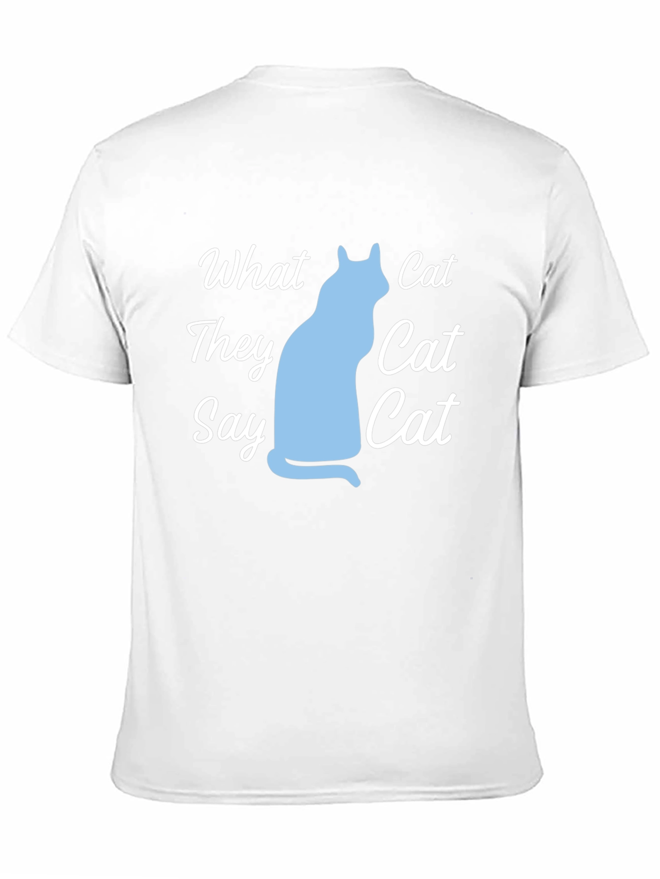 What Cat They Say Black Graphic Tee