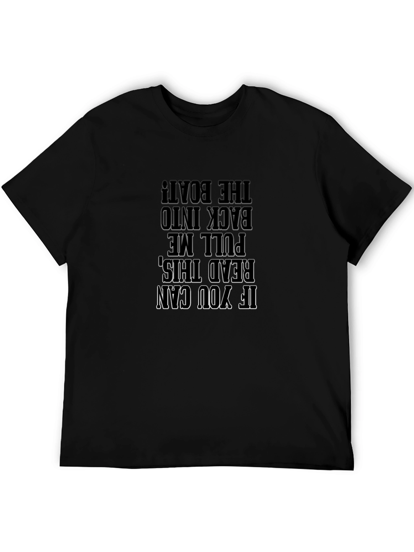 Read This Pull Me Back Boat Graphic T-Shirt