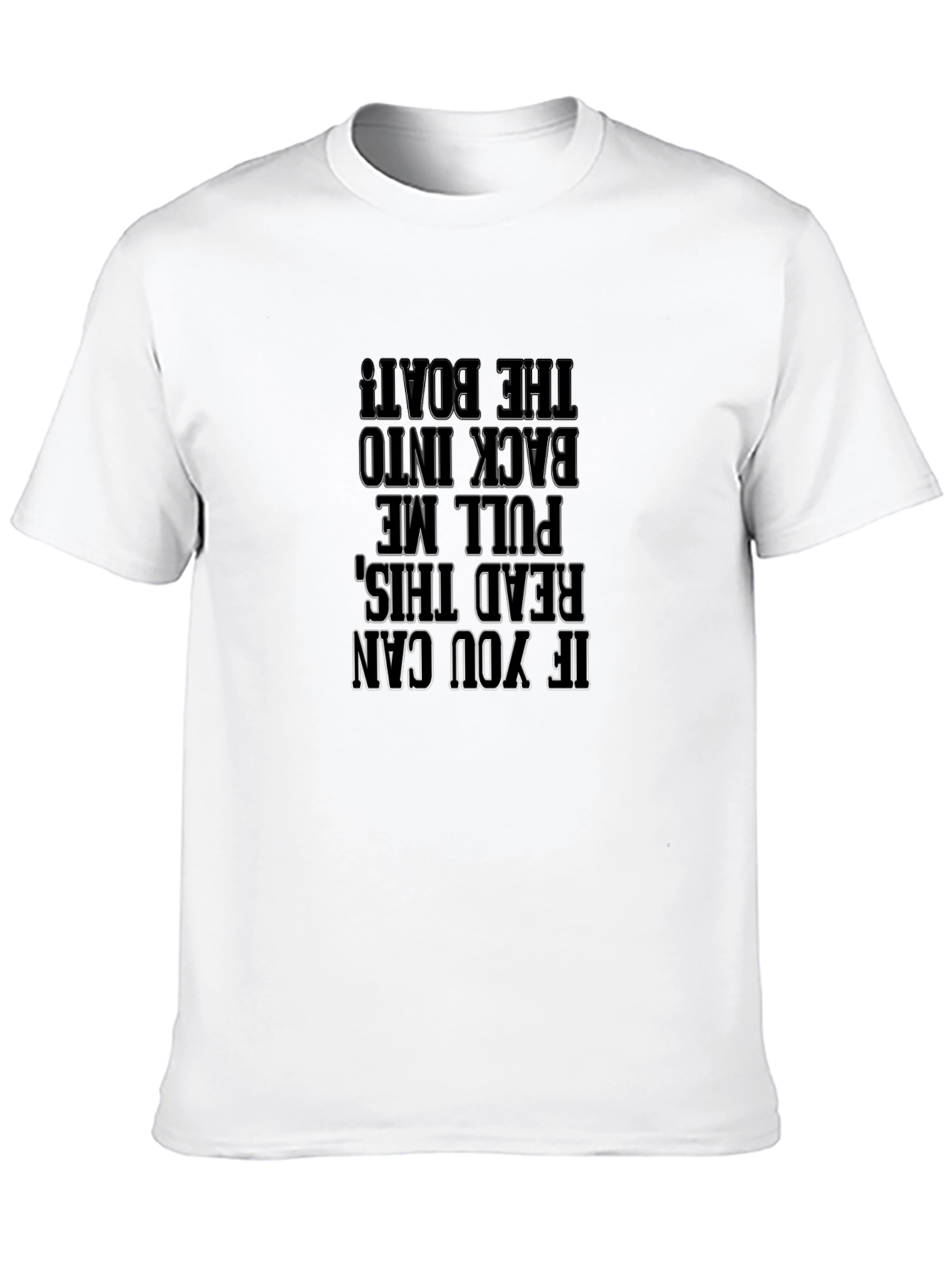 Read This Pull Me Back Boat Graphic T-Shirt