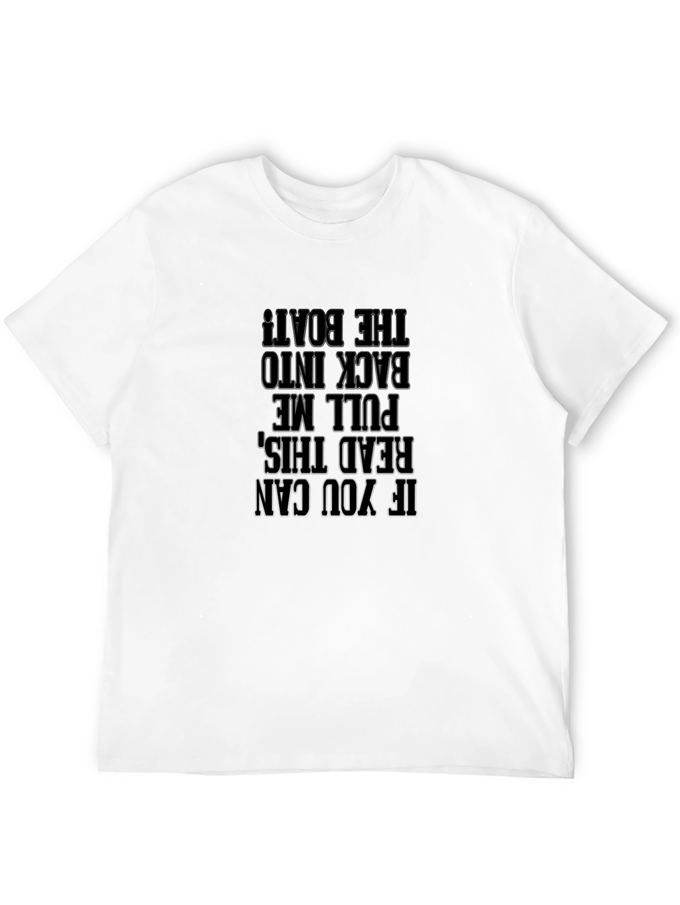 Read This Pull Me Back Boat Graphic T-Shirt