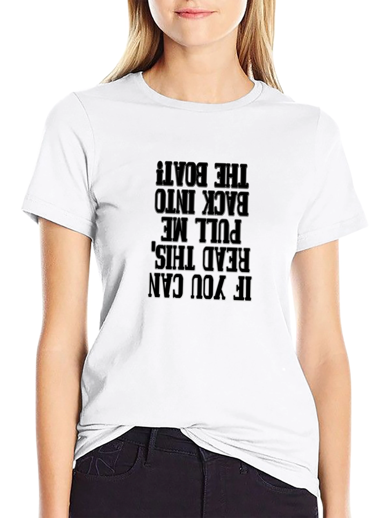 Read This Pull Me Back Boat Graphic T-Shirt