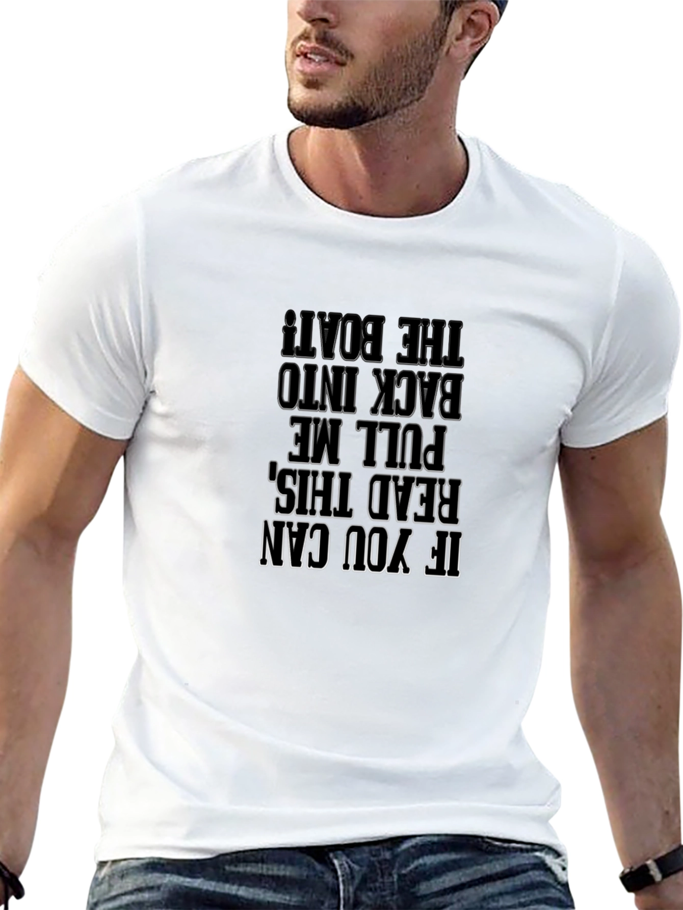 Read This Pull Me Back Boat Graphic T-Shirt