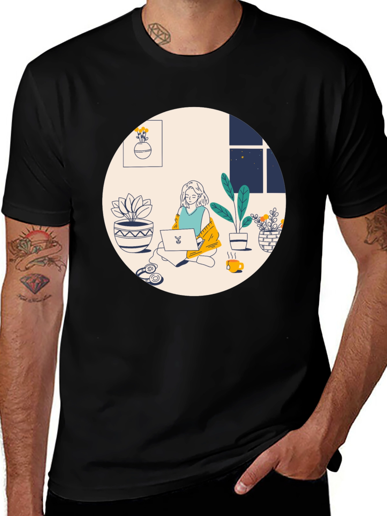 Work from Home Graphic T-Shirt