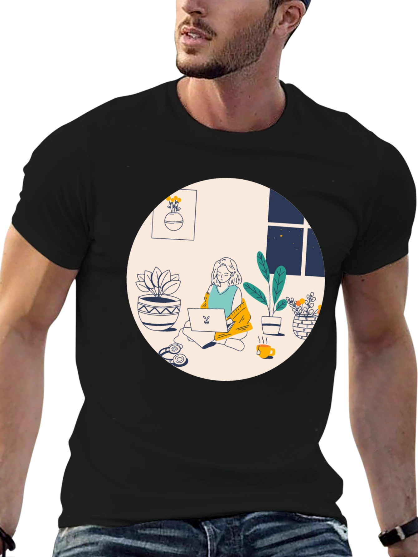 Work from Home Graphic T-Shirt